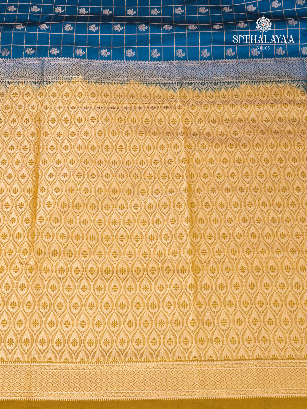 Teal Blue Soft Silk Saree