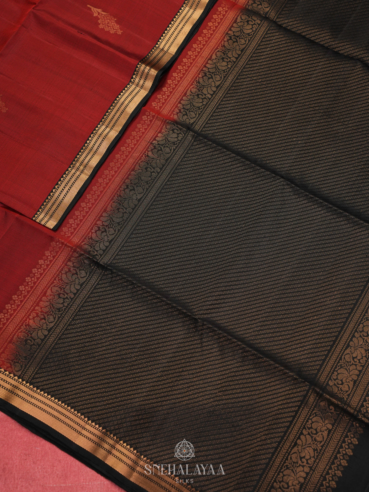 Maroon Soft Silk Saree
