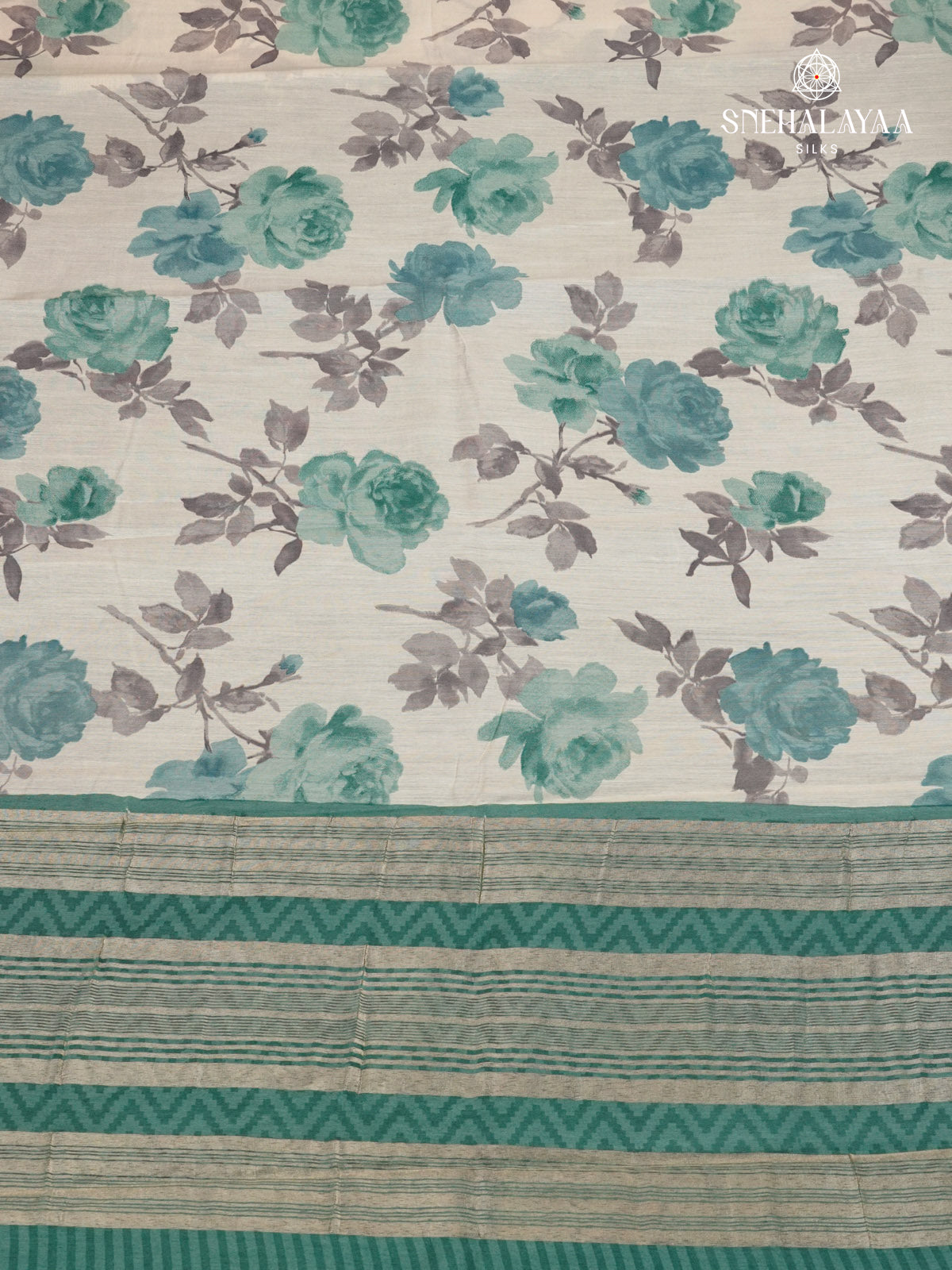 Off White Chanderi Saree