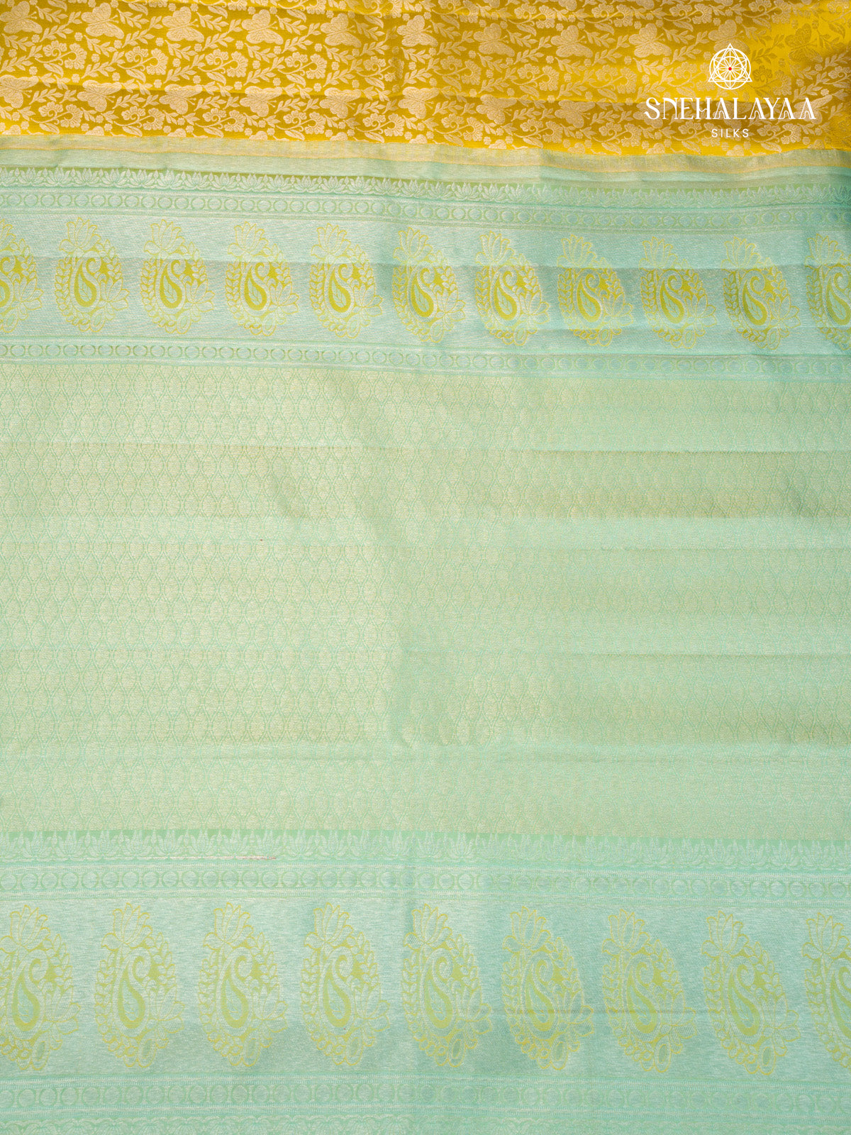 Yellow Kanjivaram Silk Saree