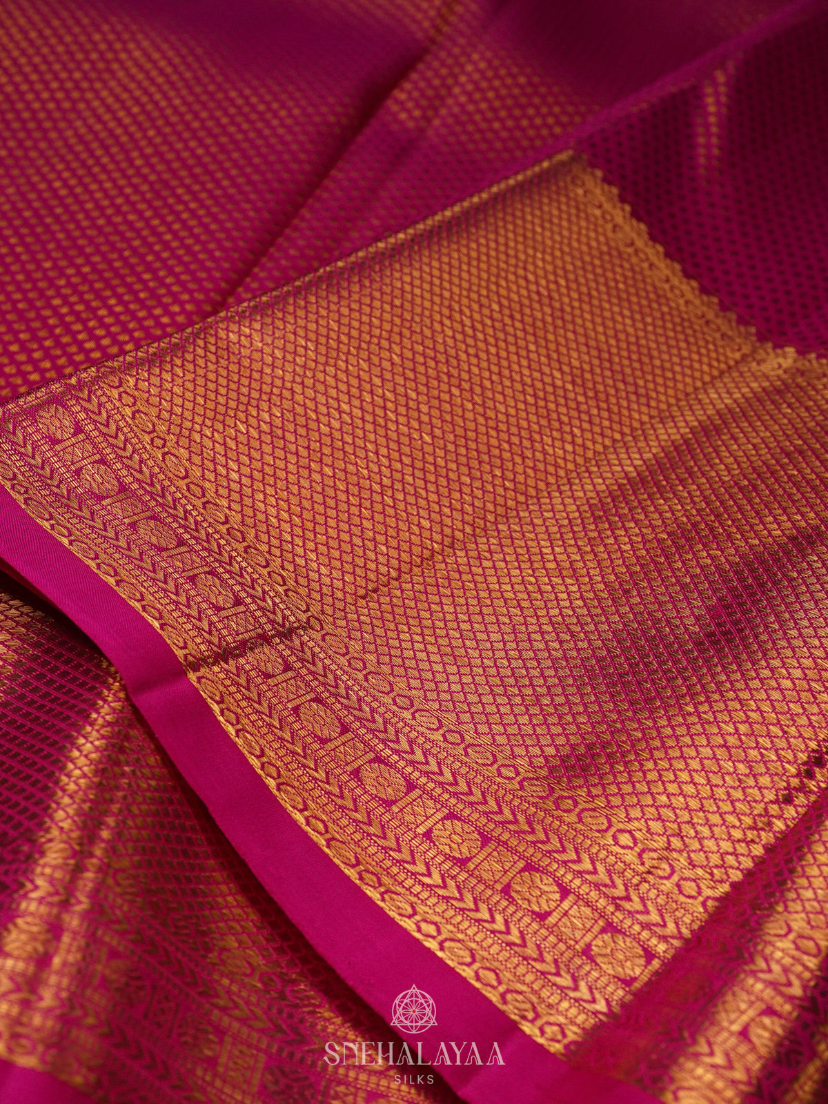 Pink Kanjivaram Silk Saree