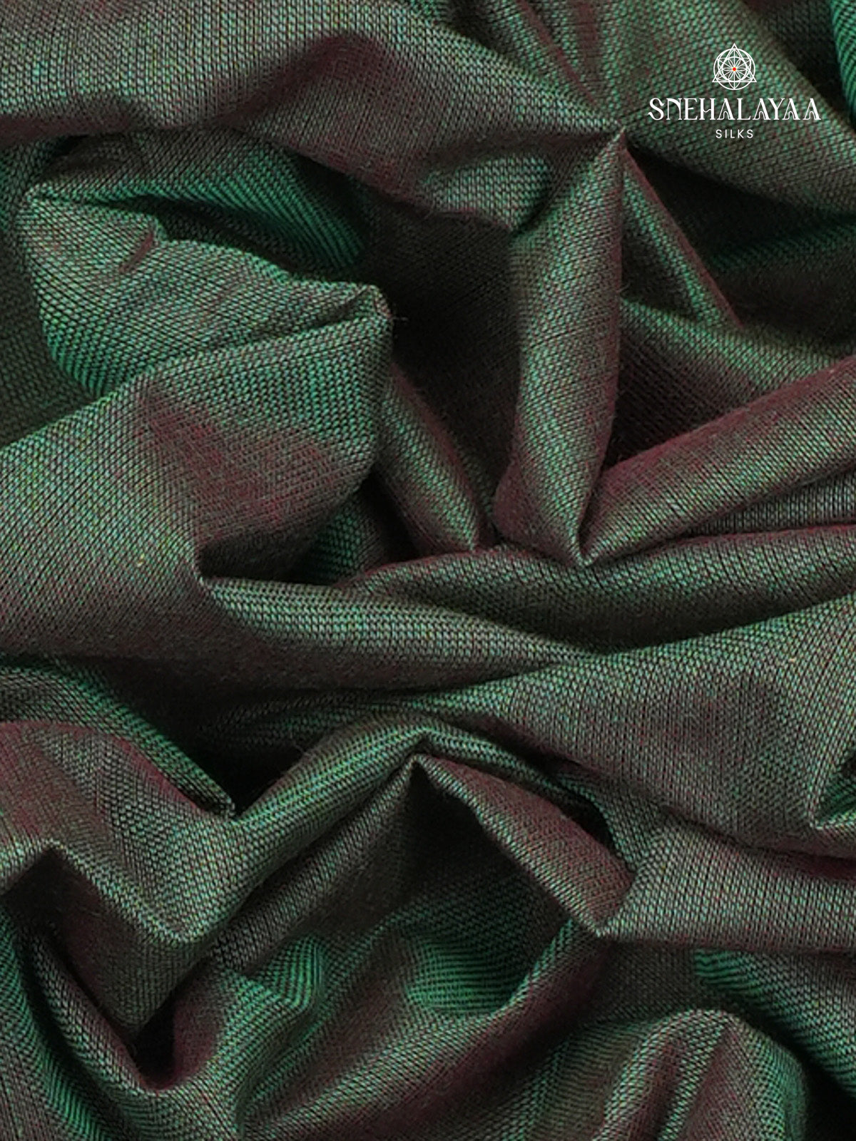 Forest Green Chettinad Cotton Saree