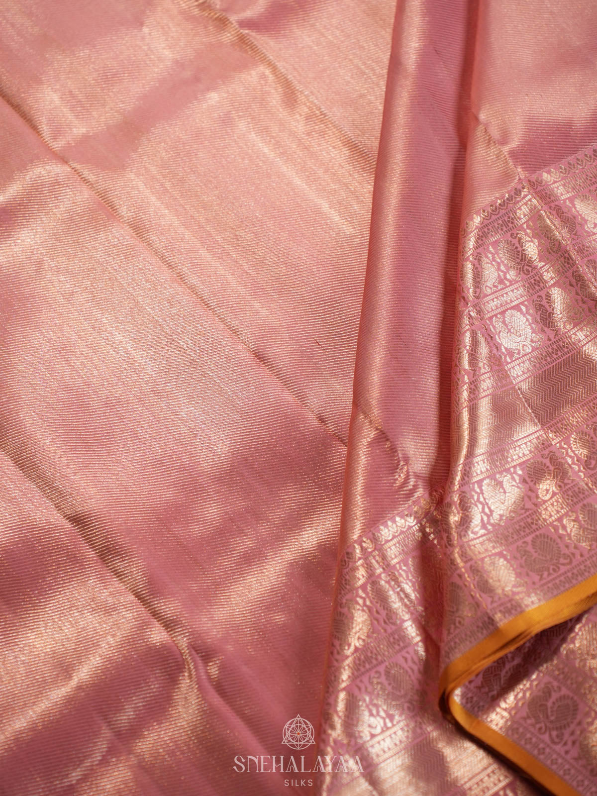 Pink Kanjivaram Silk Saree