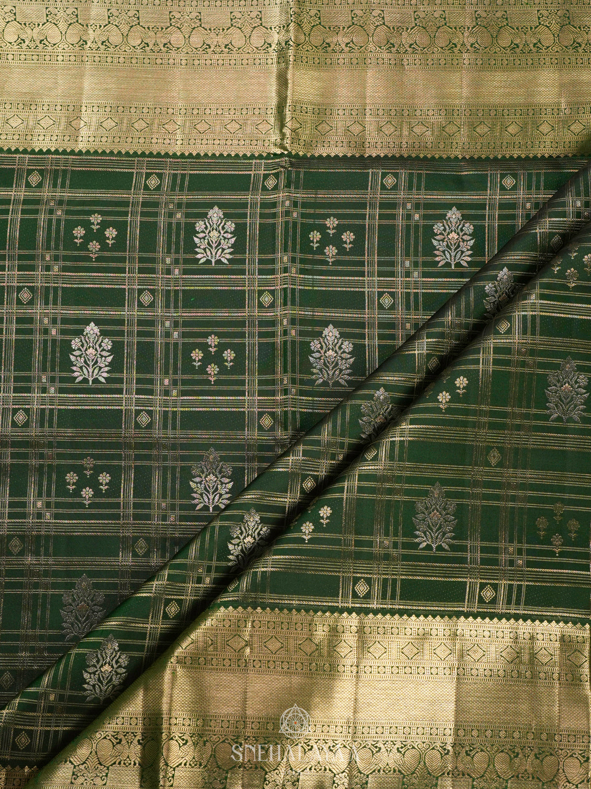 Green Kanjivaram Silk Saree