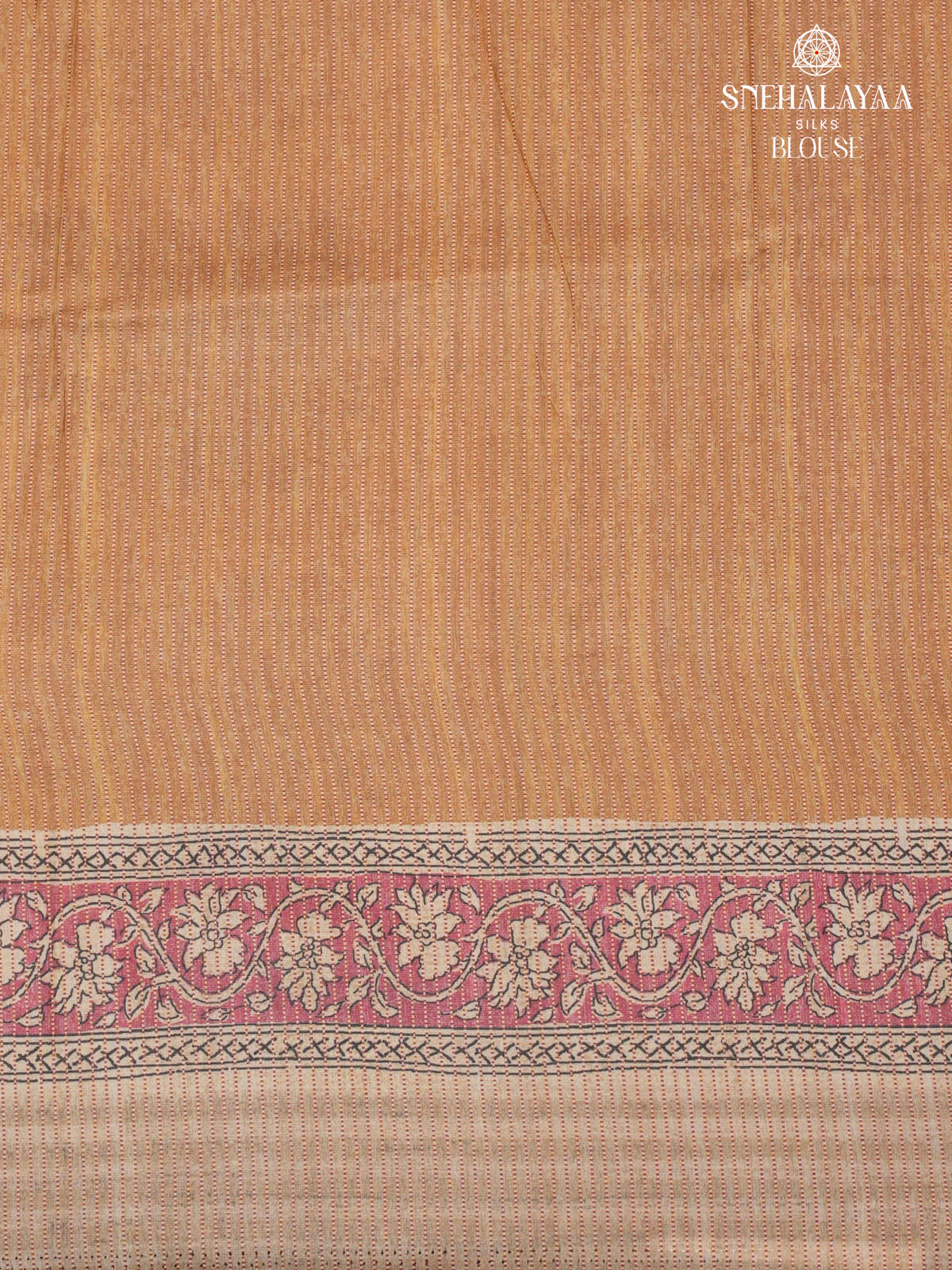 Magenta Tussar Saree