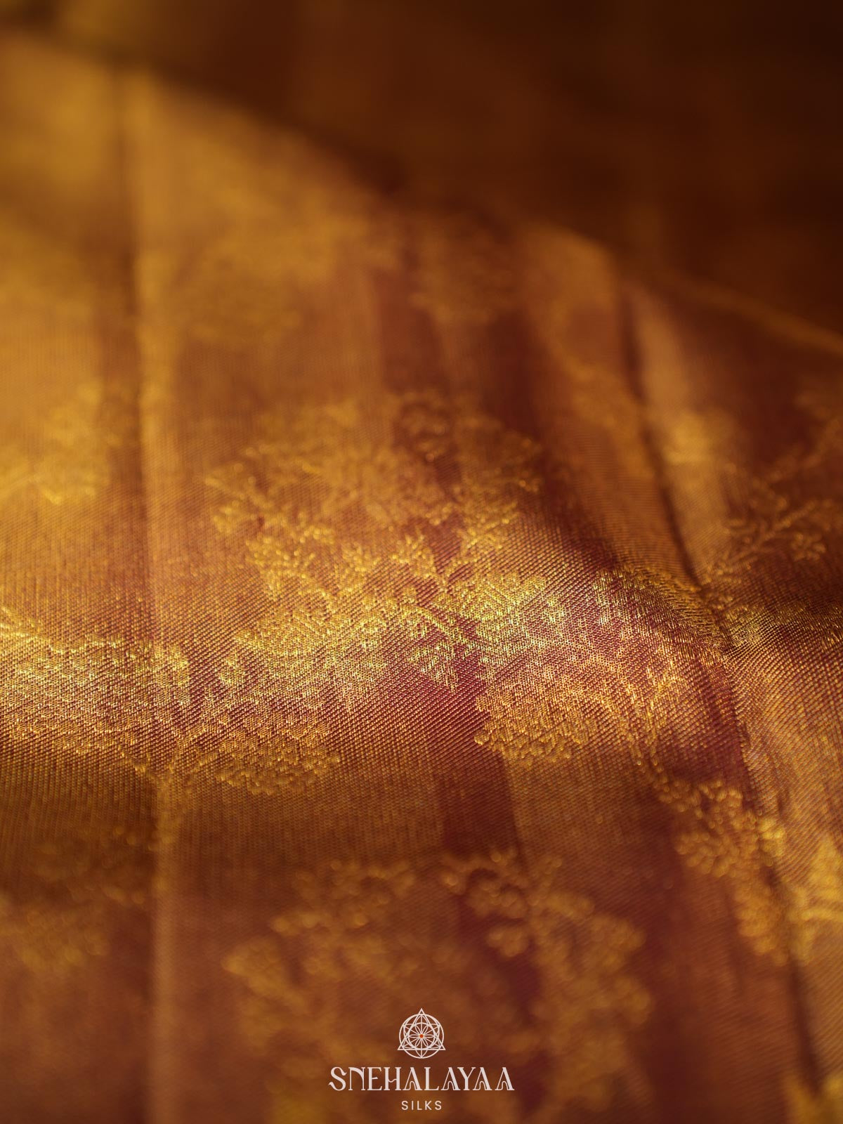 Mustard Kanjivaram Silk Saree