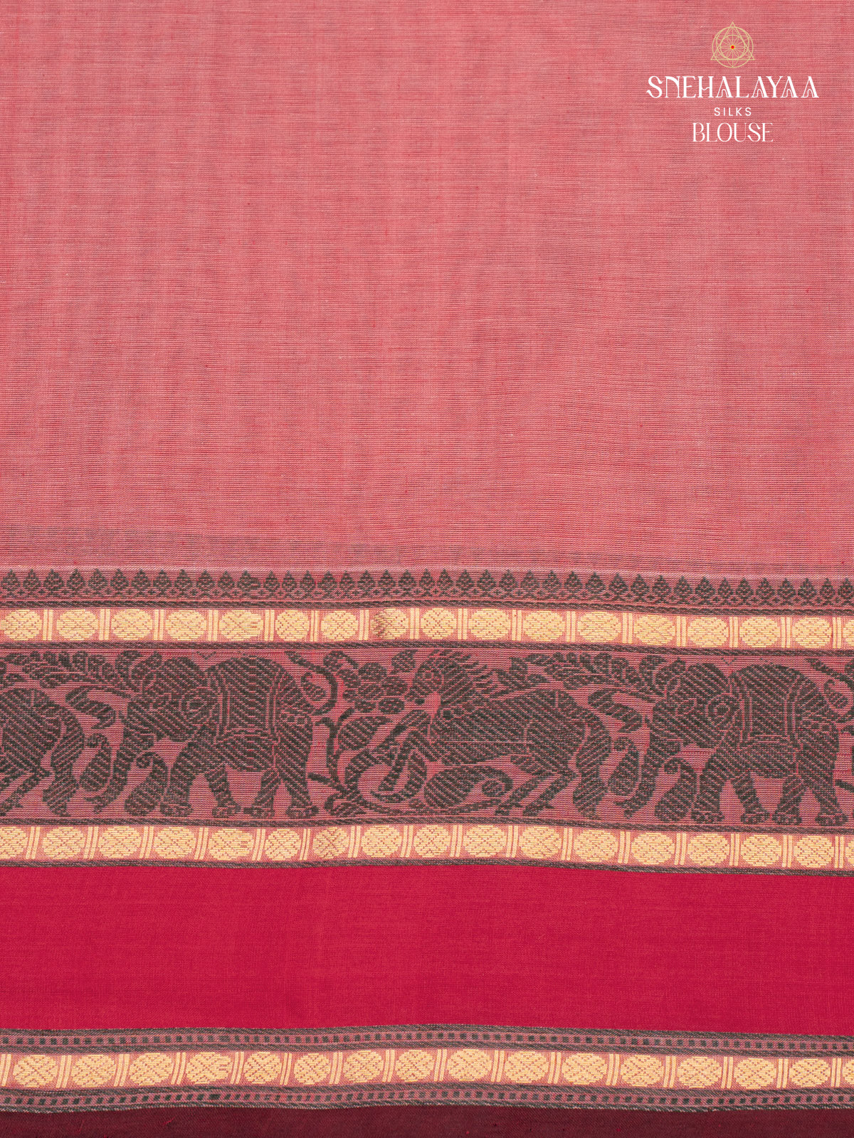 Light Pink Kanchi Cotton Saree