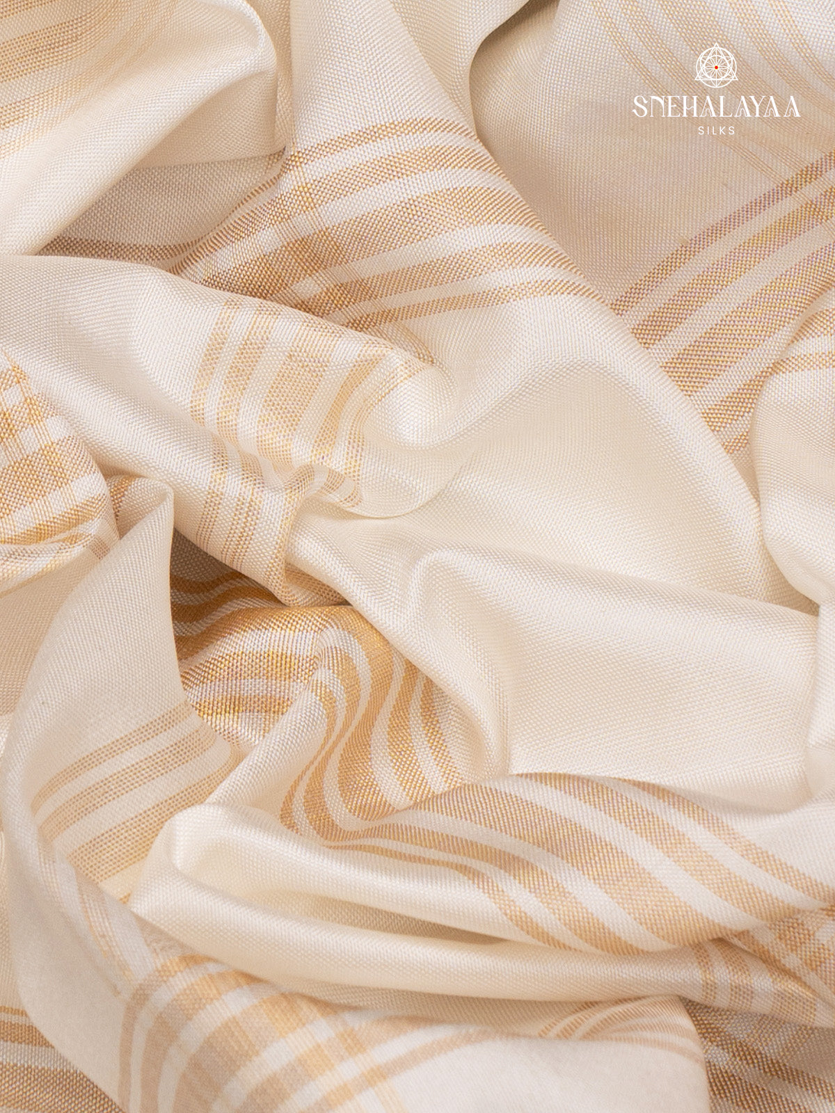 Off White Kanjivaram Patola Silk Saree