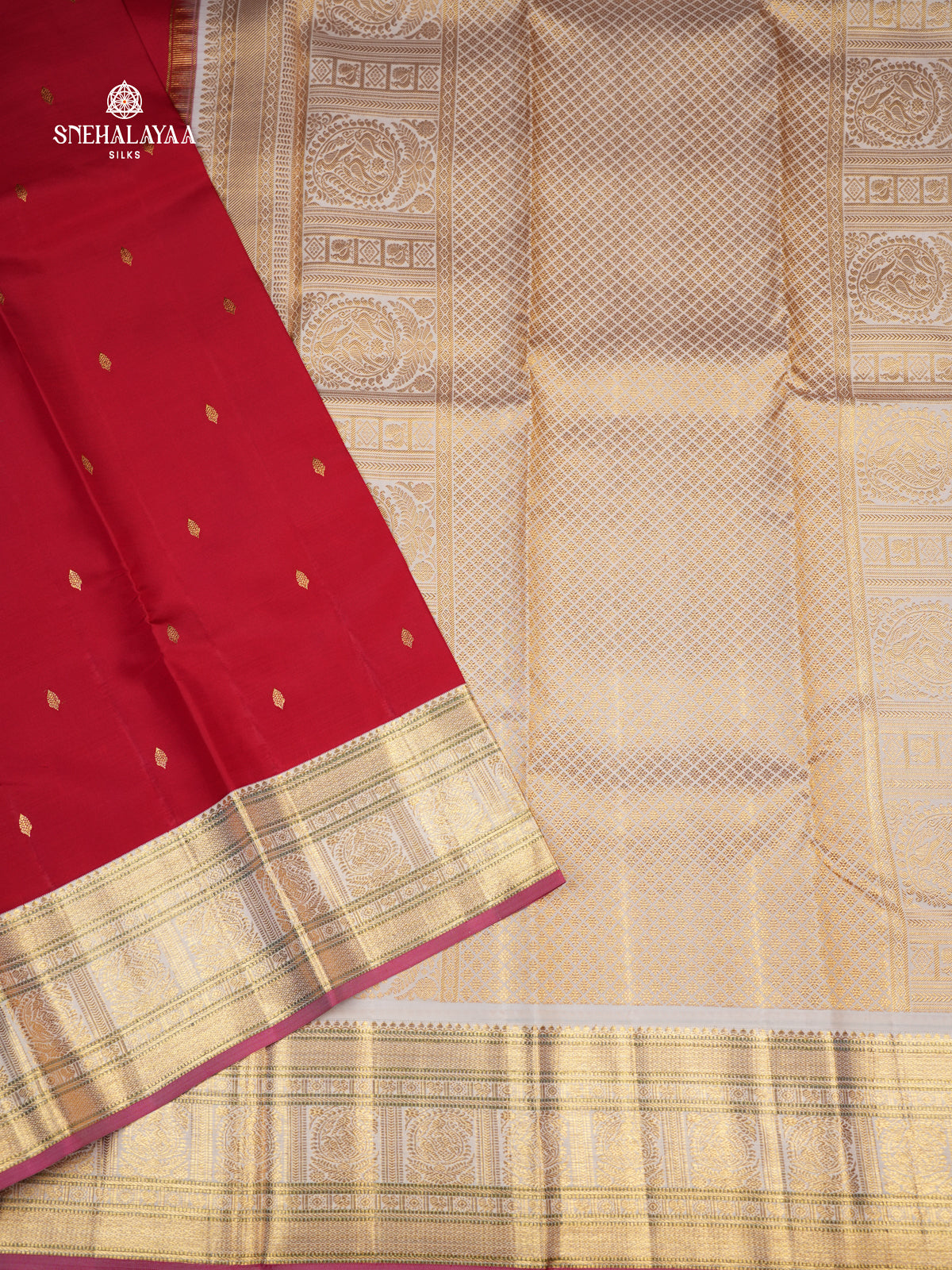 Red Kanjivaram Silk Saree