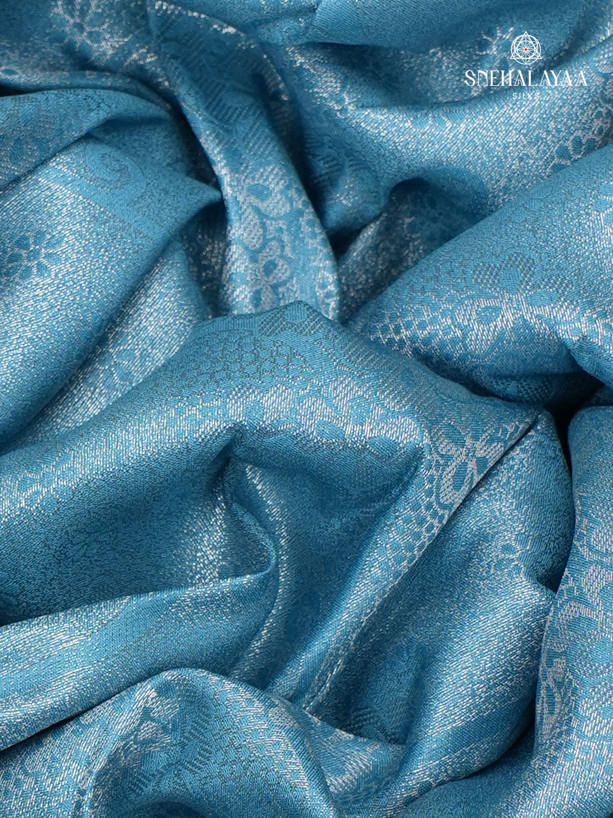 Sky Blue Soft Silk Saree