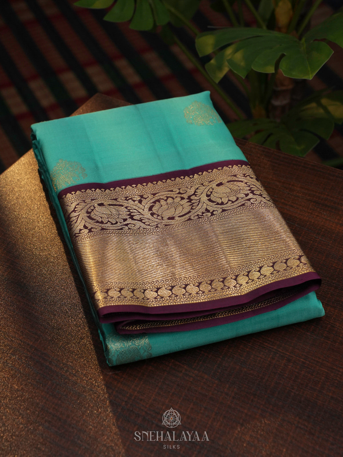 Blue Kanjivaram Silk Saree
