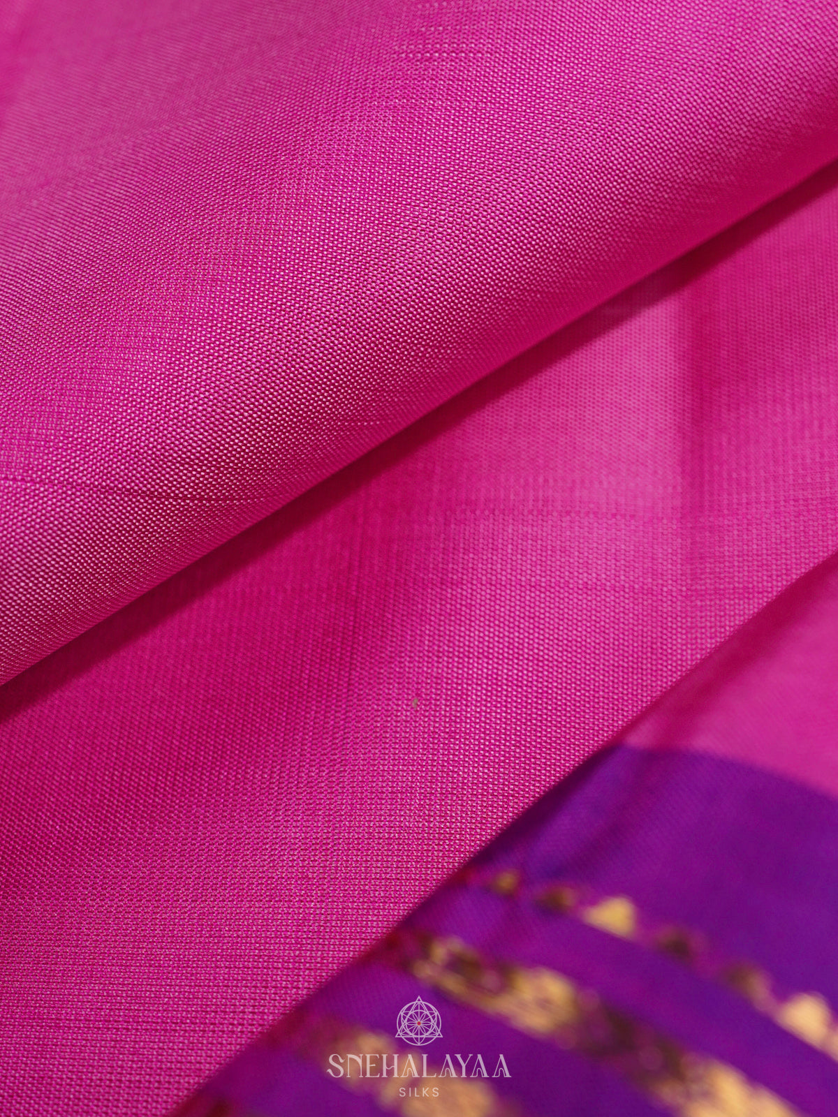 Pink Kanjivaram Silk Saree