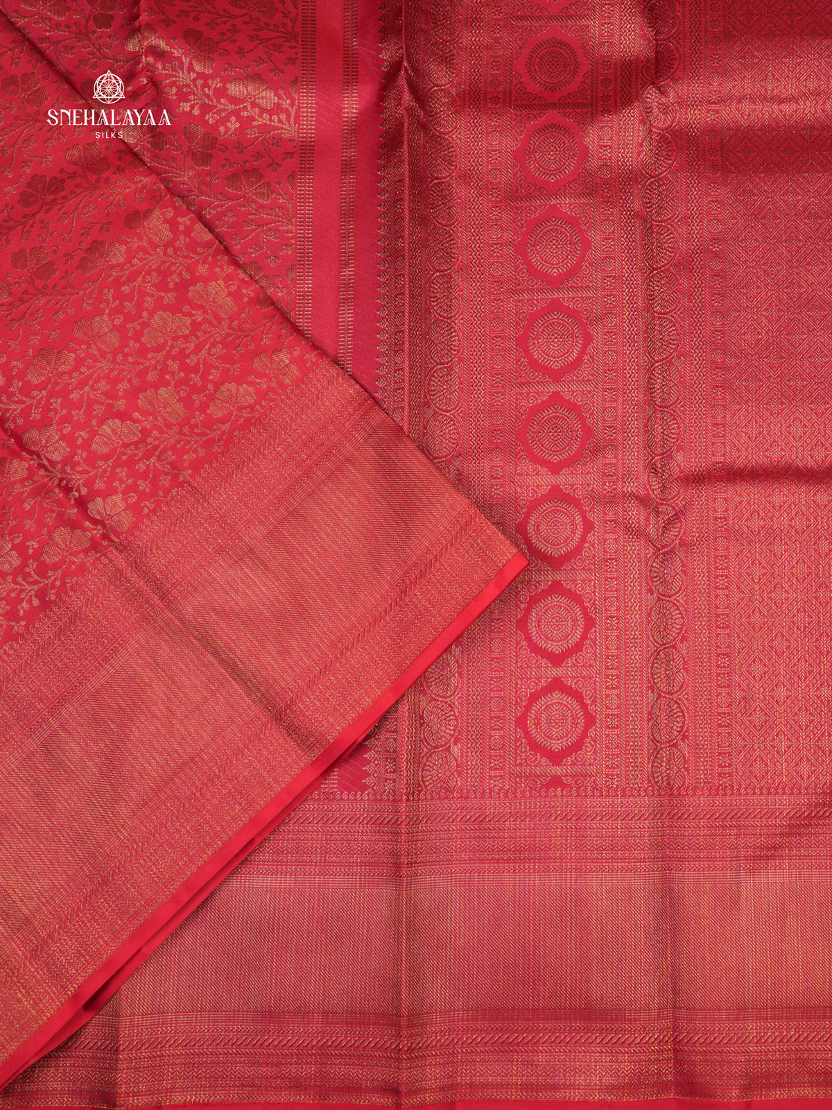 Red Kanjivaram Silk Saree