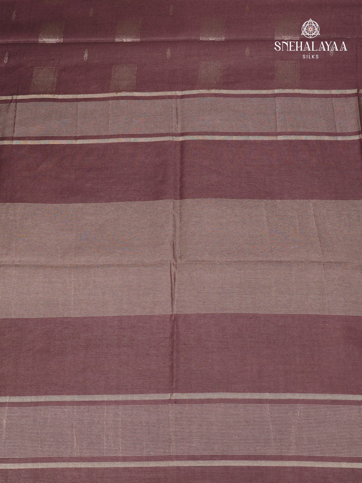 Brown Bamboo Silk Saree