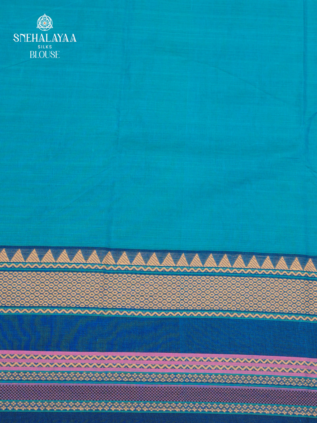 Blue Chettinad Cotton Saree