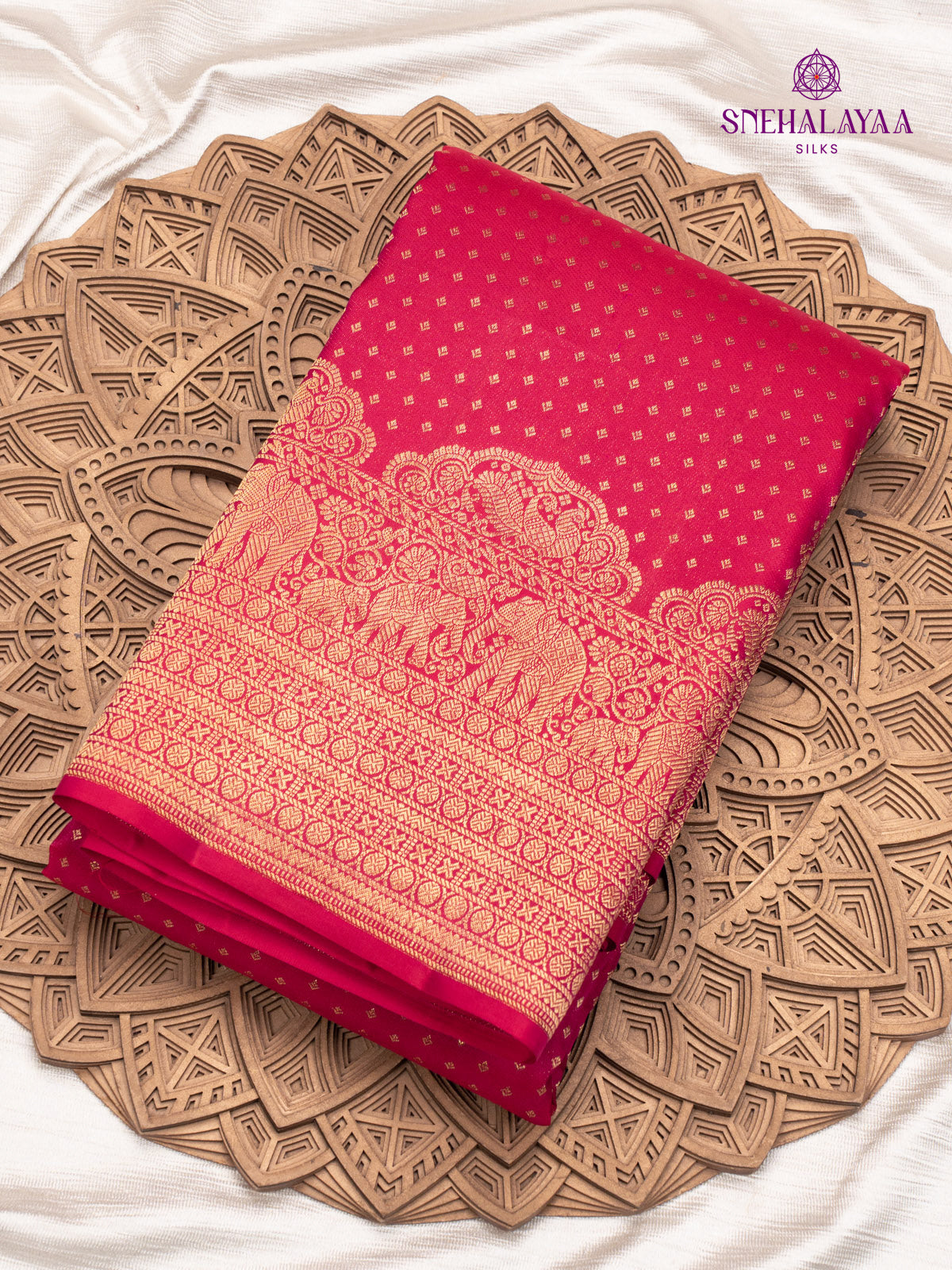 Pink Kanjivaram Silk Saree