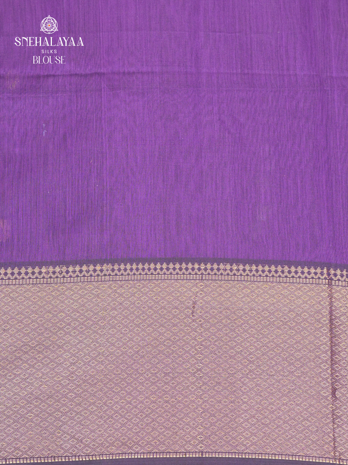 Purple Maheshwari Silk Cotton Saree