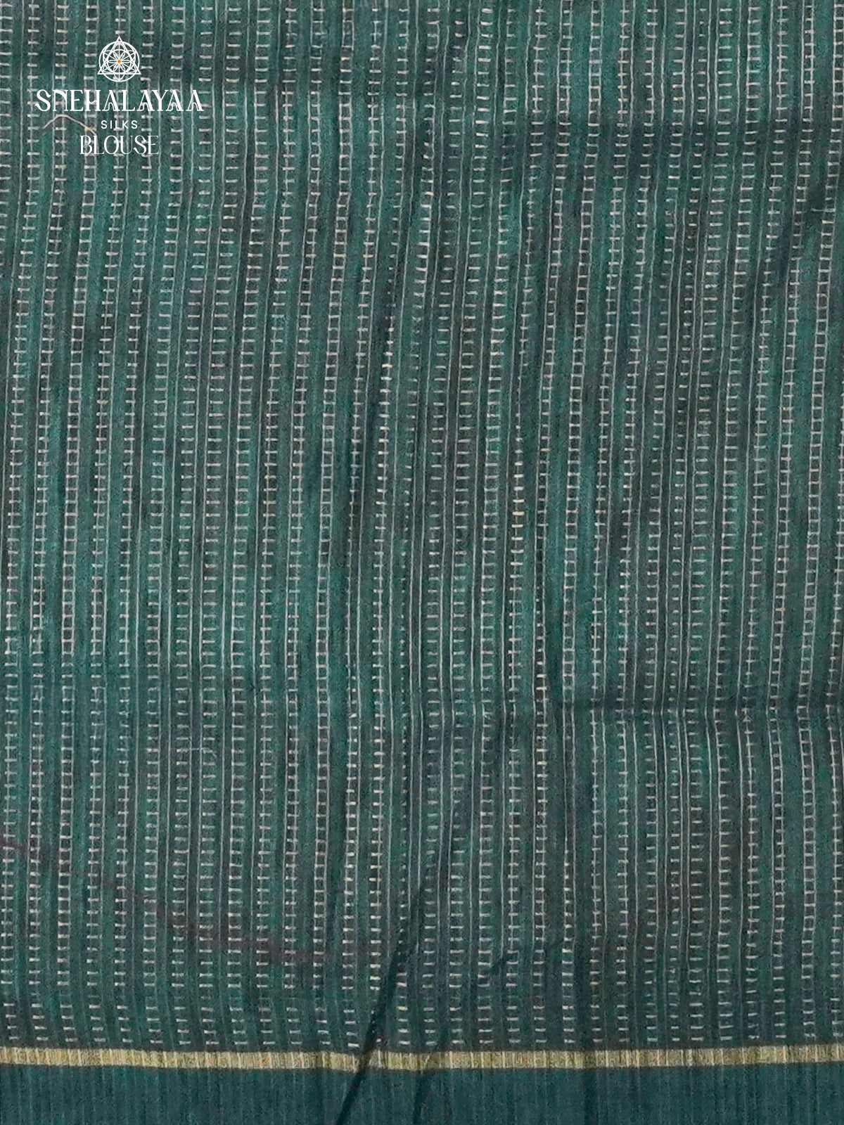 Peacock Munga Tussar Embroidery Saree