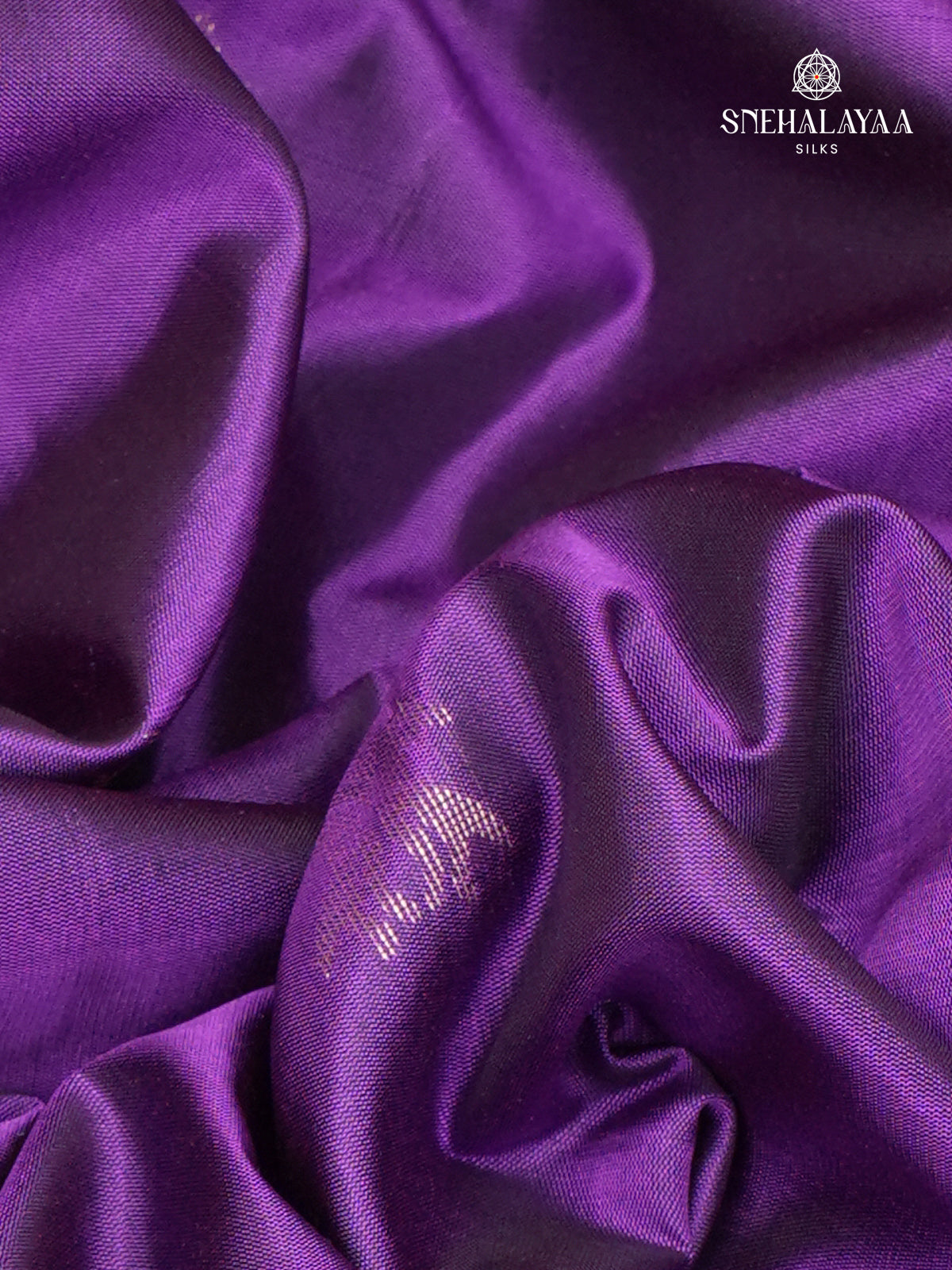 Violet kanjvaram Soft Silk Saree
