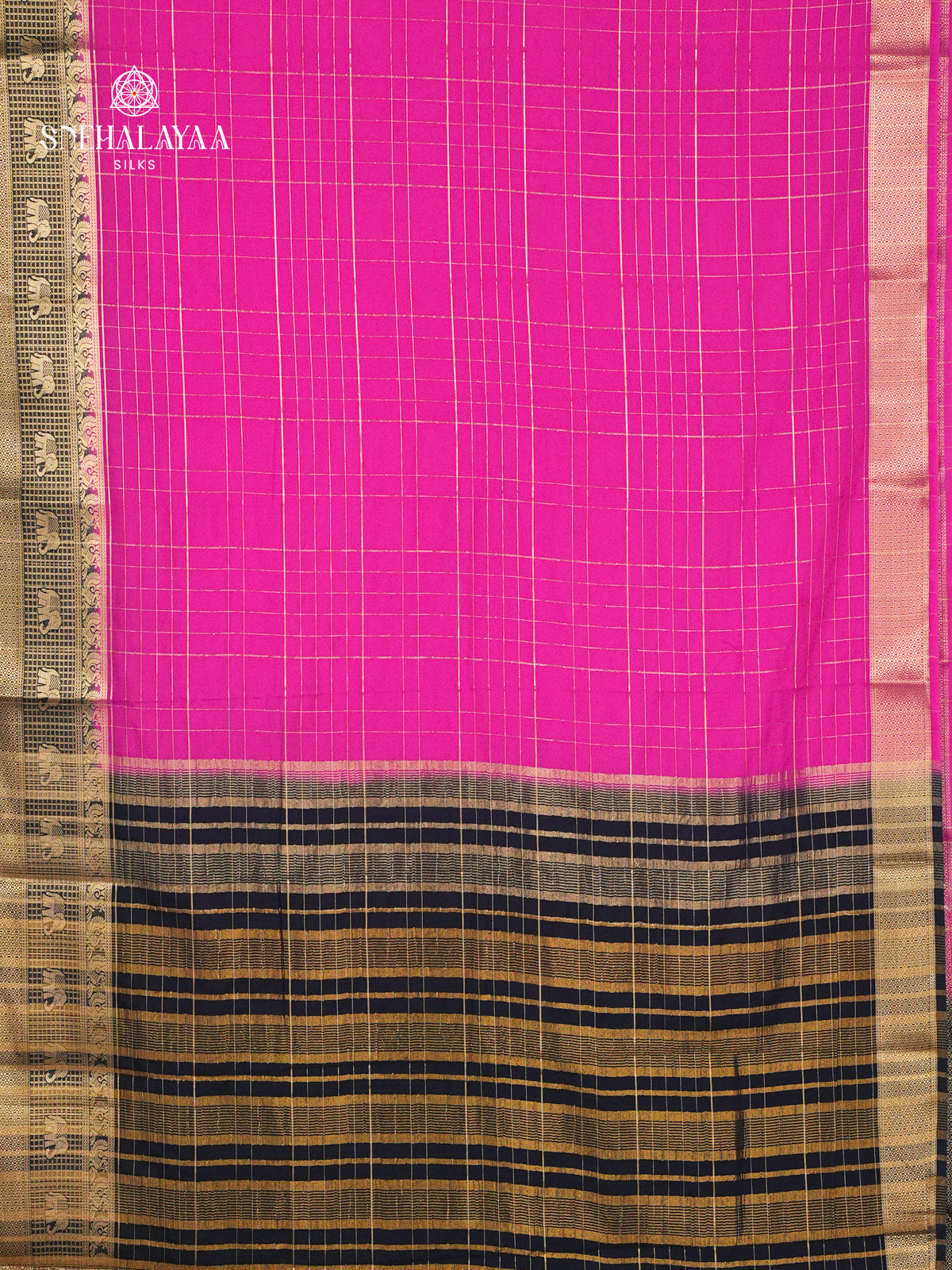Rani Pink Mysore Silk Saree