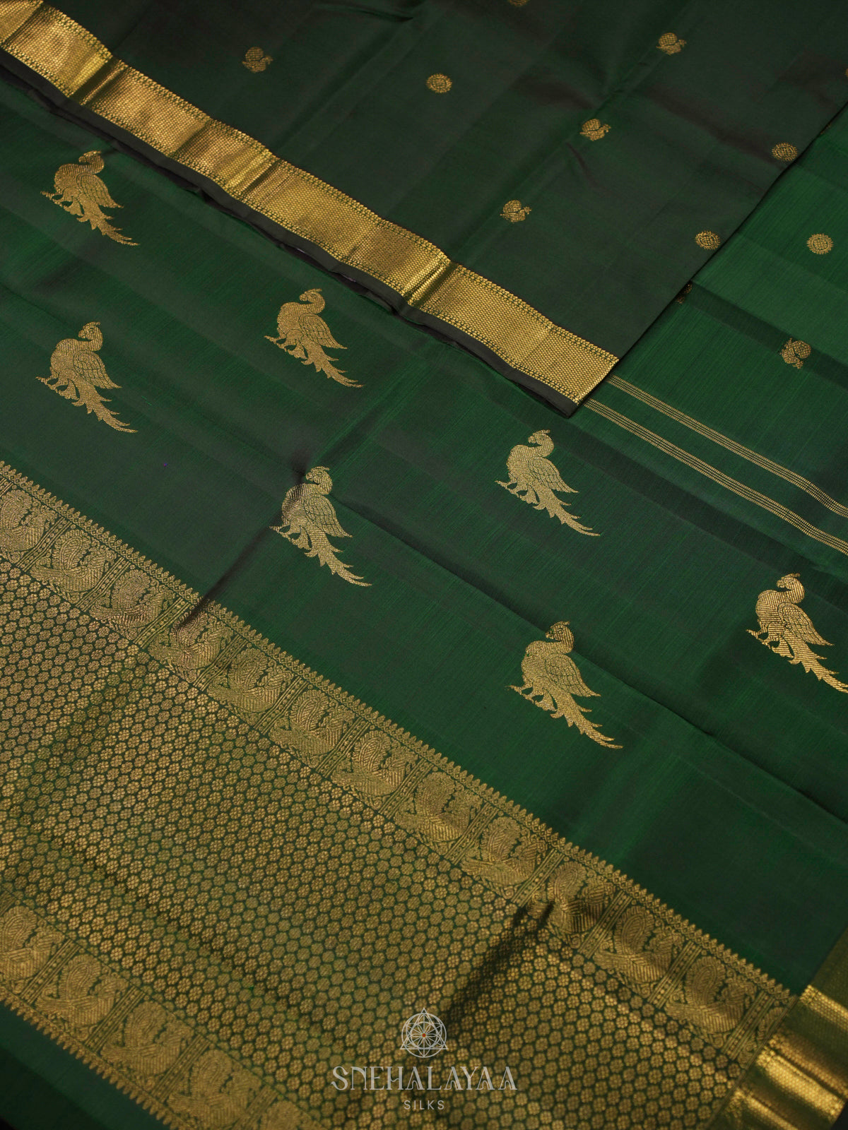 Green Kanjivaram Silk Saree