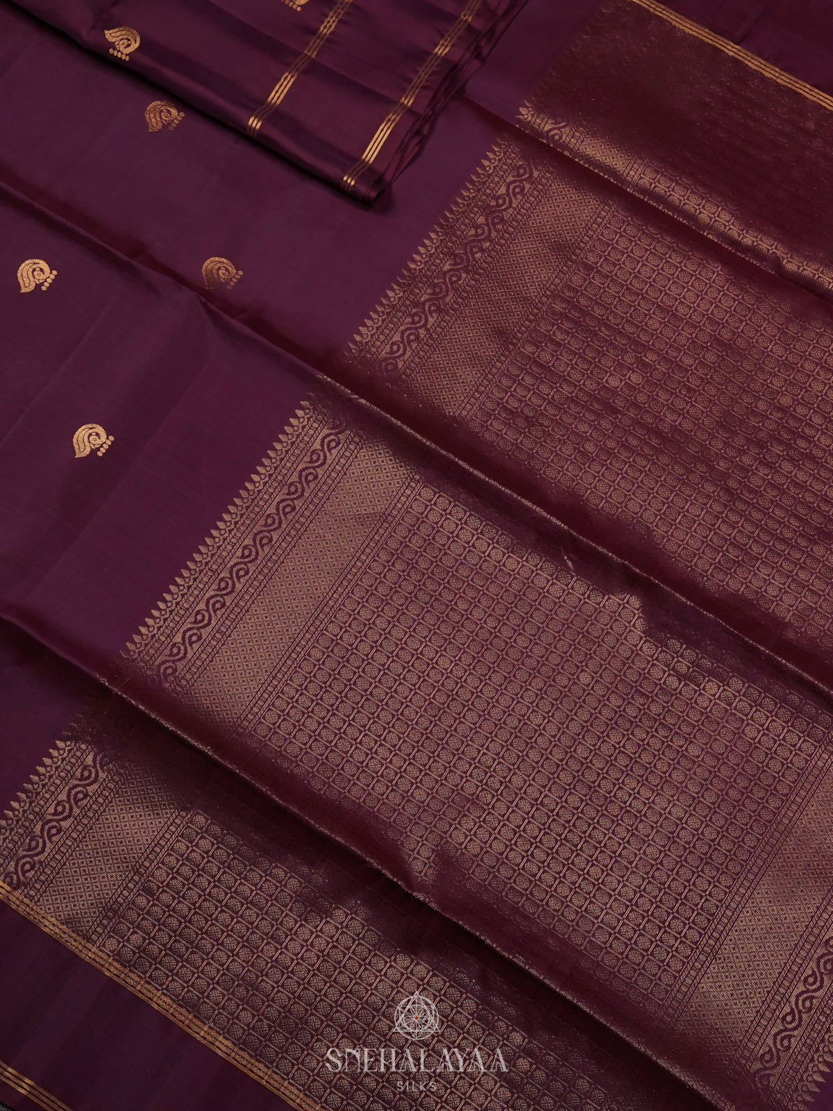 Purple Soft Silk Saree