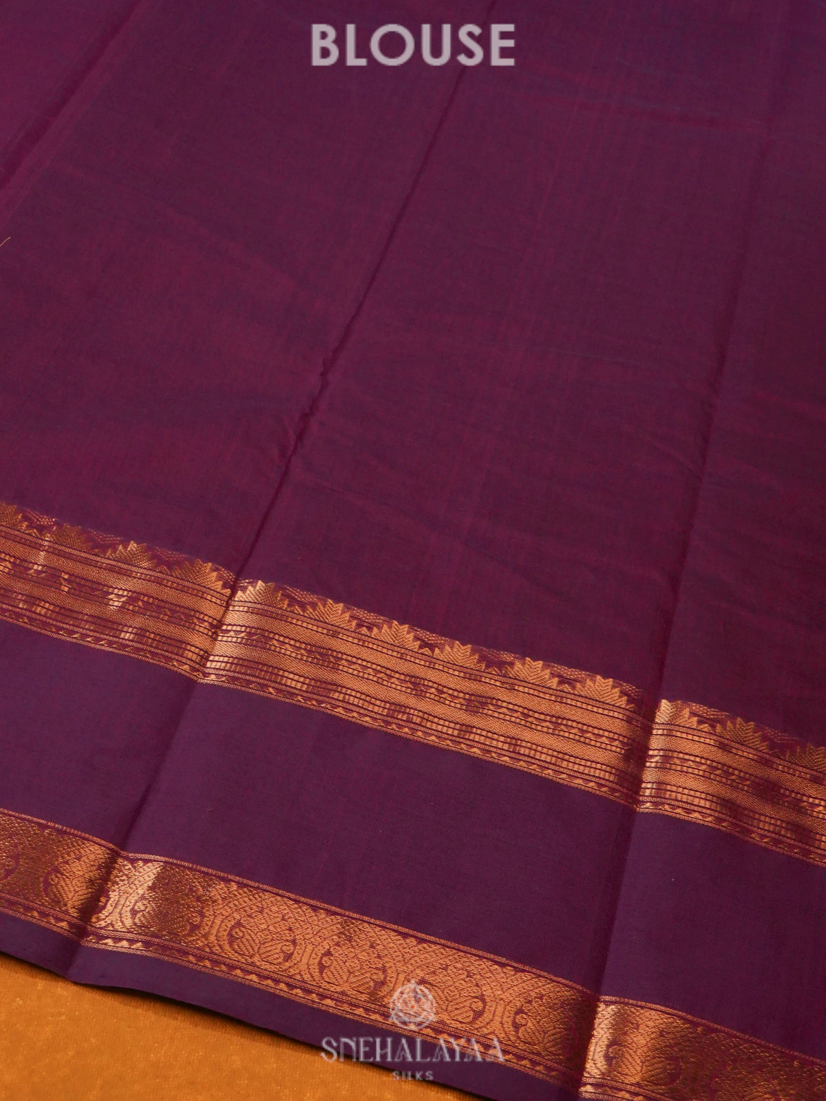 Purple Kanchi Cotton Saree