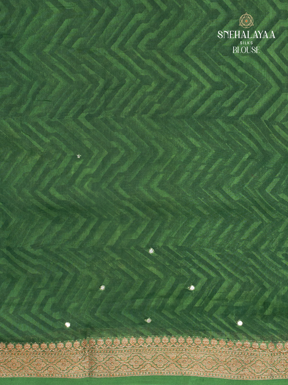 Green Chanderi Saree