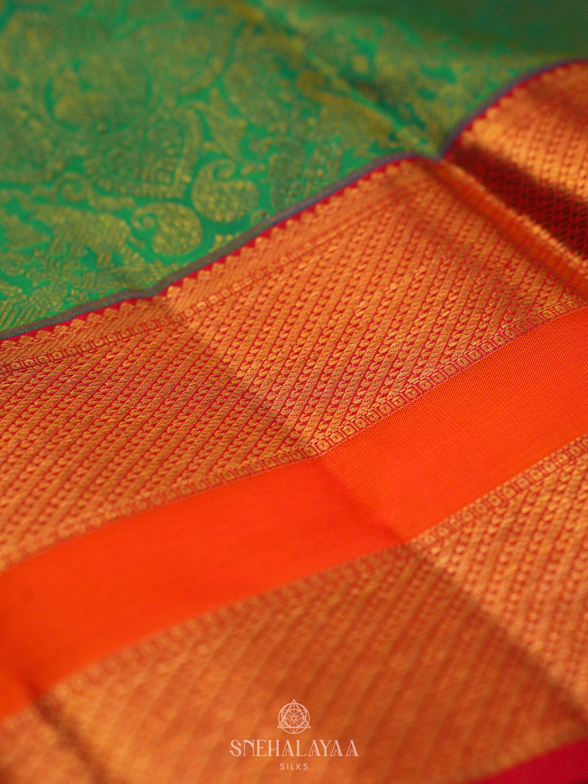 Green Kanjivaram Silk Saree