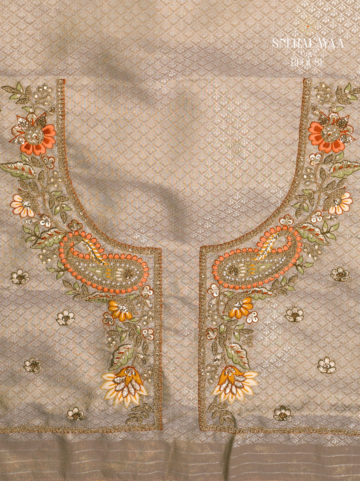 Pale Green Designer Saree