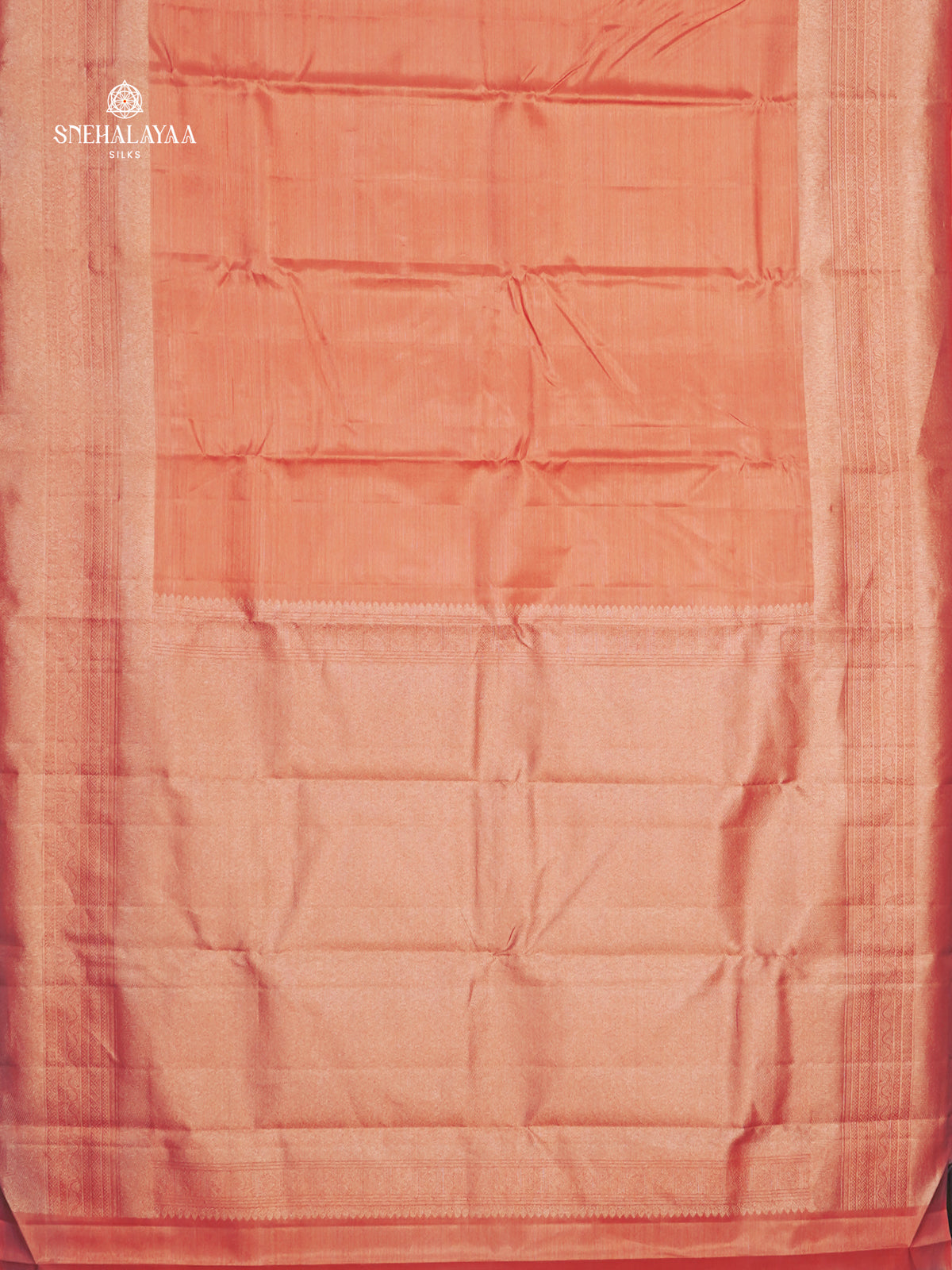 Peach Kanjivaram Silk Saree