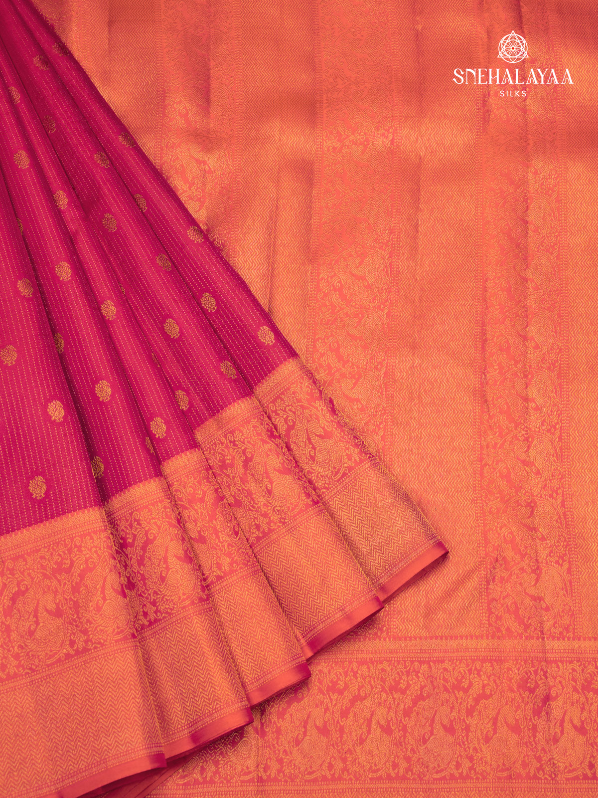 Pink Kanjivaram Silk Saree