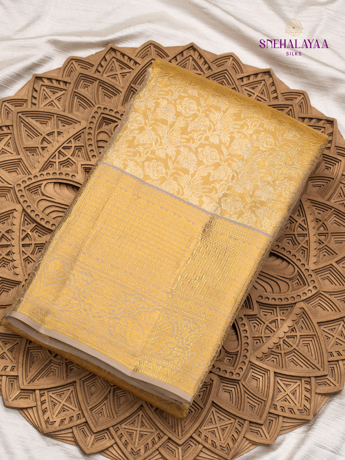 Golden Tissue Kanjivaram Silk Saree