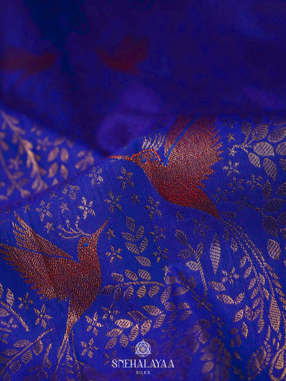 Royal Blue Art Silk Saree