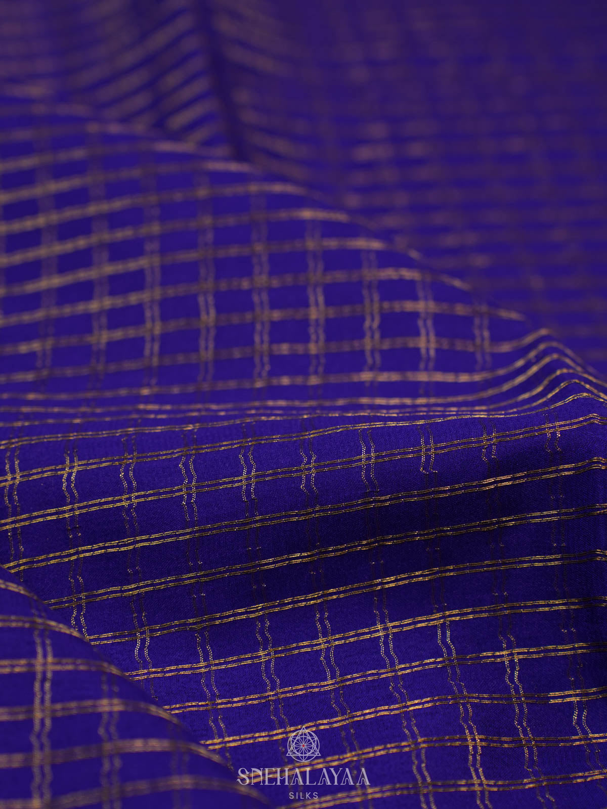 Roayl Blue Mysore Silk Saree