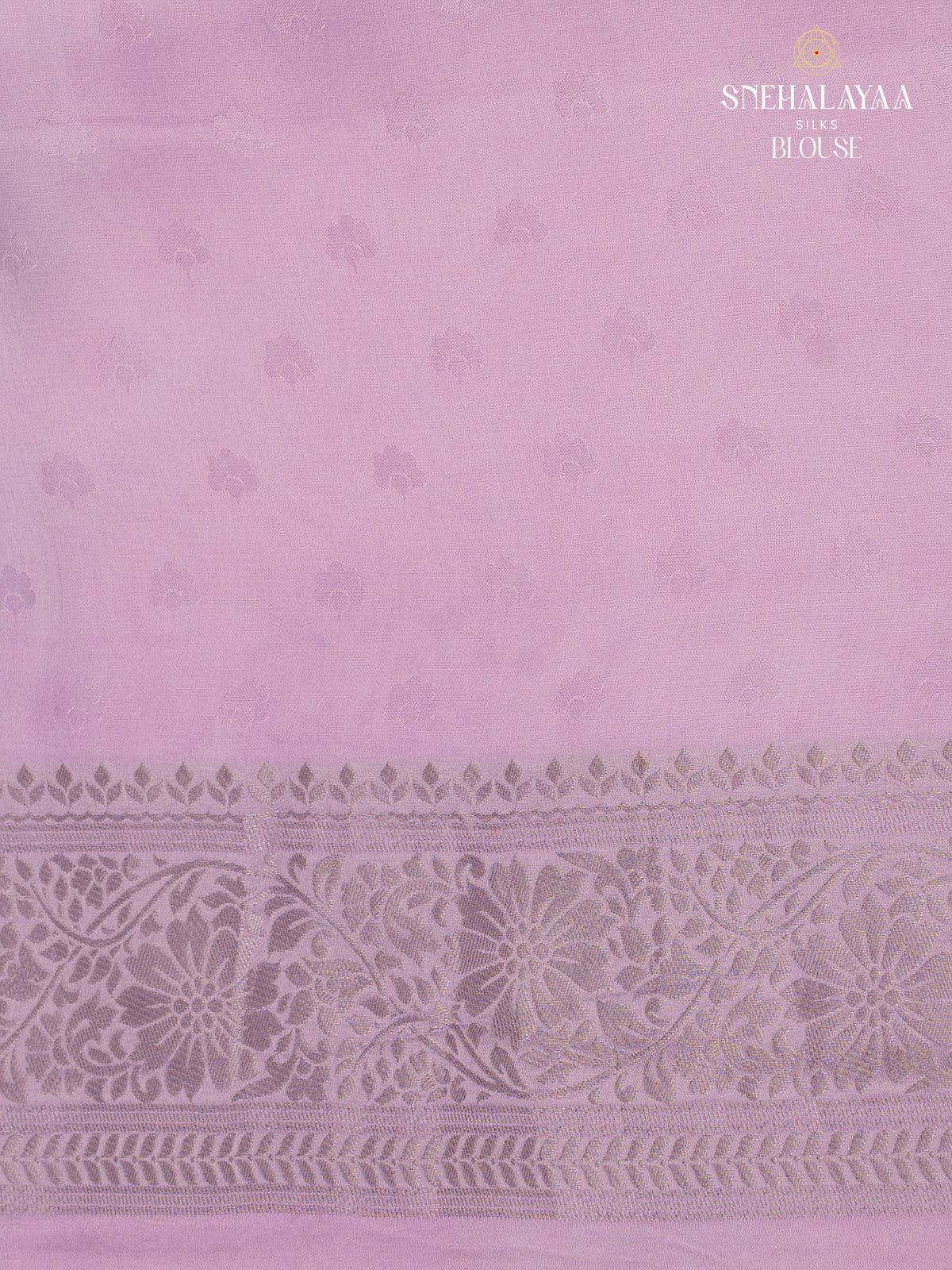 Purple Satin Banaras Silk Saree