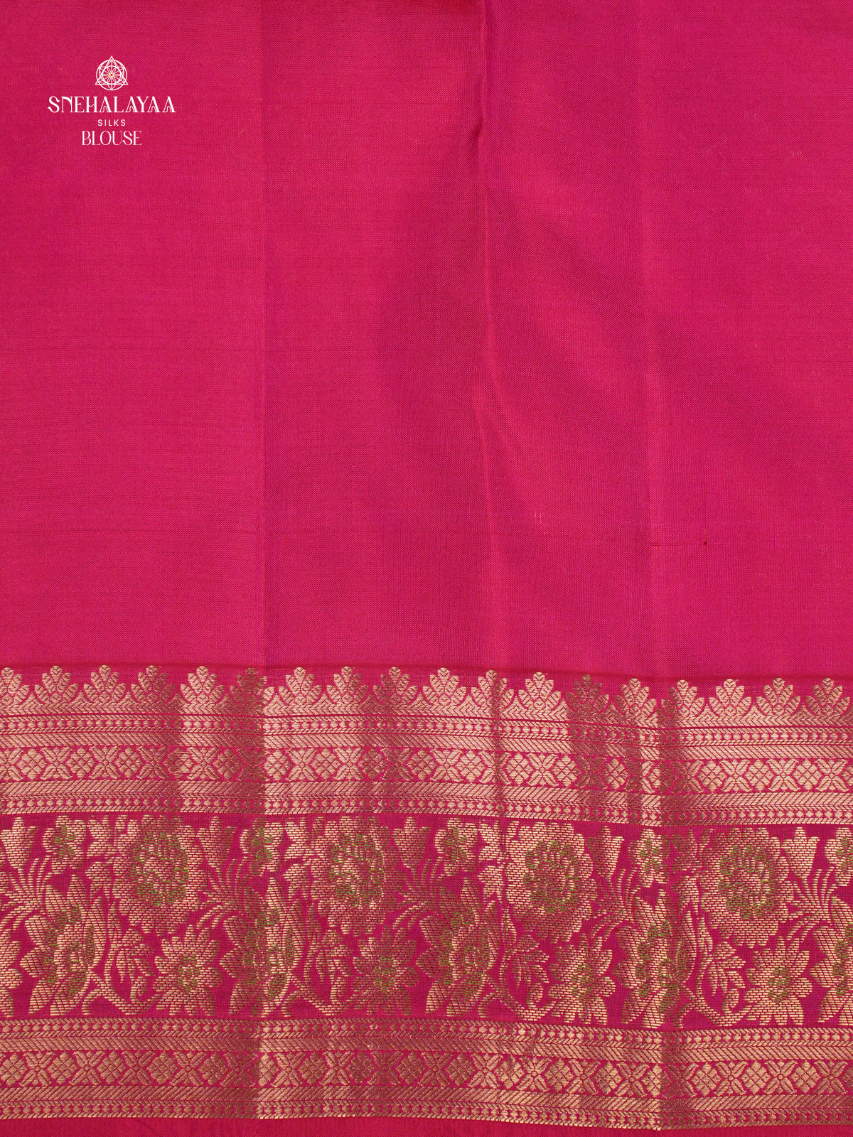 Rani Pink Kanjivaram Silk Saree