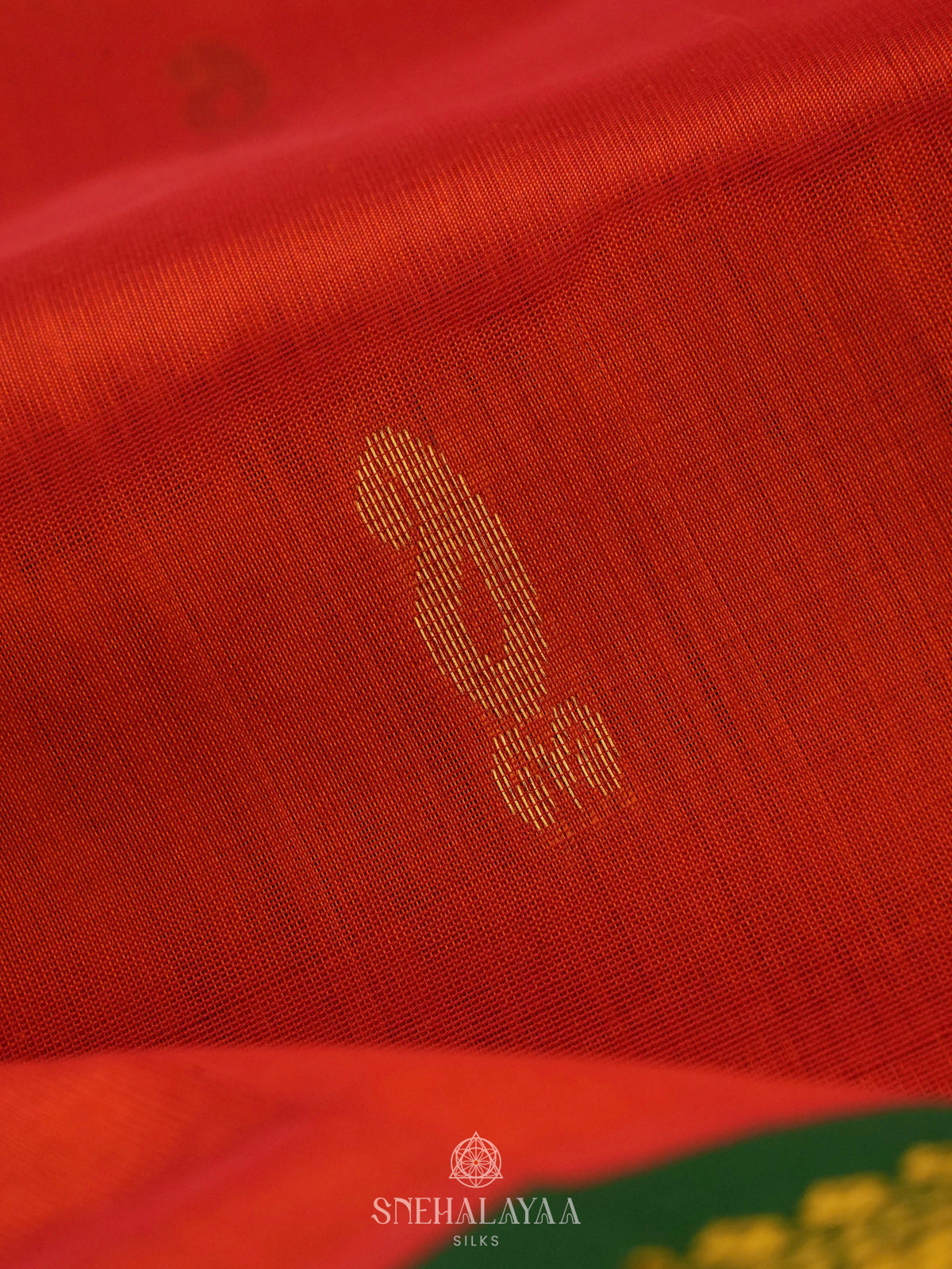 Red Kanchi Silk Cotton Saree