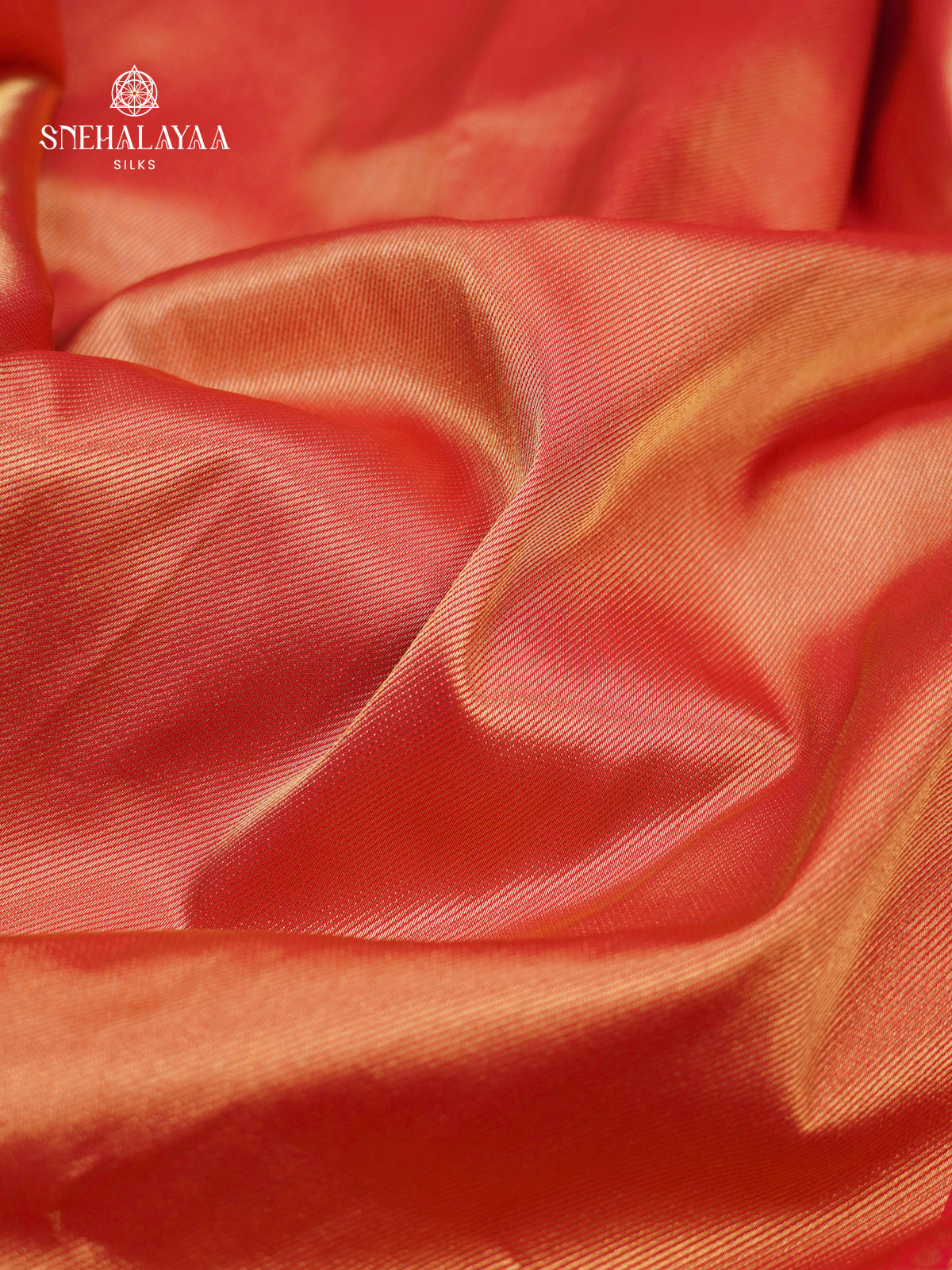 Orange Tissue Paithani Saree