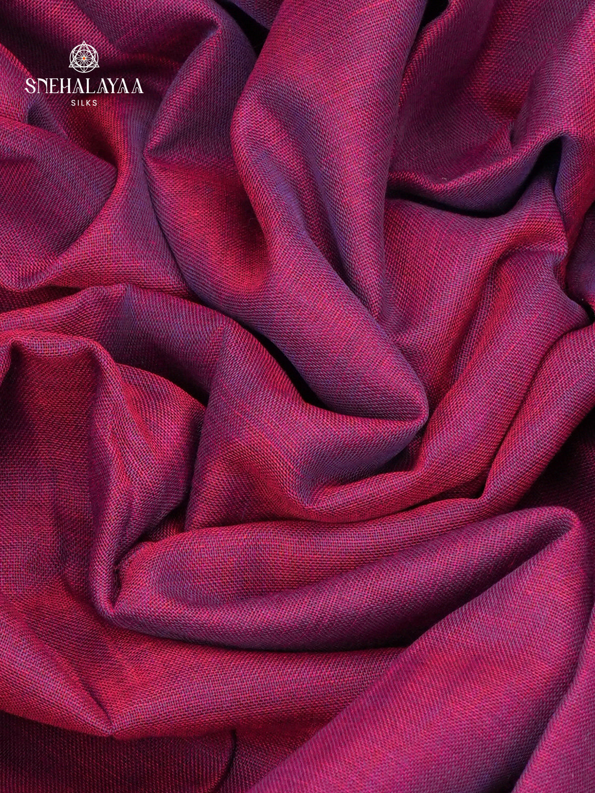 Magenta Narayanpet Cotton Saree