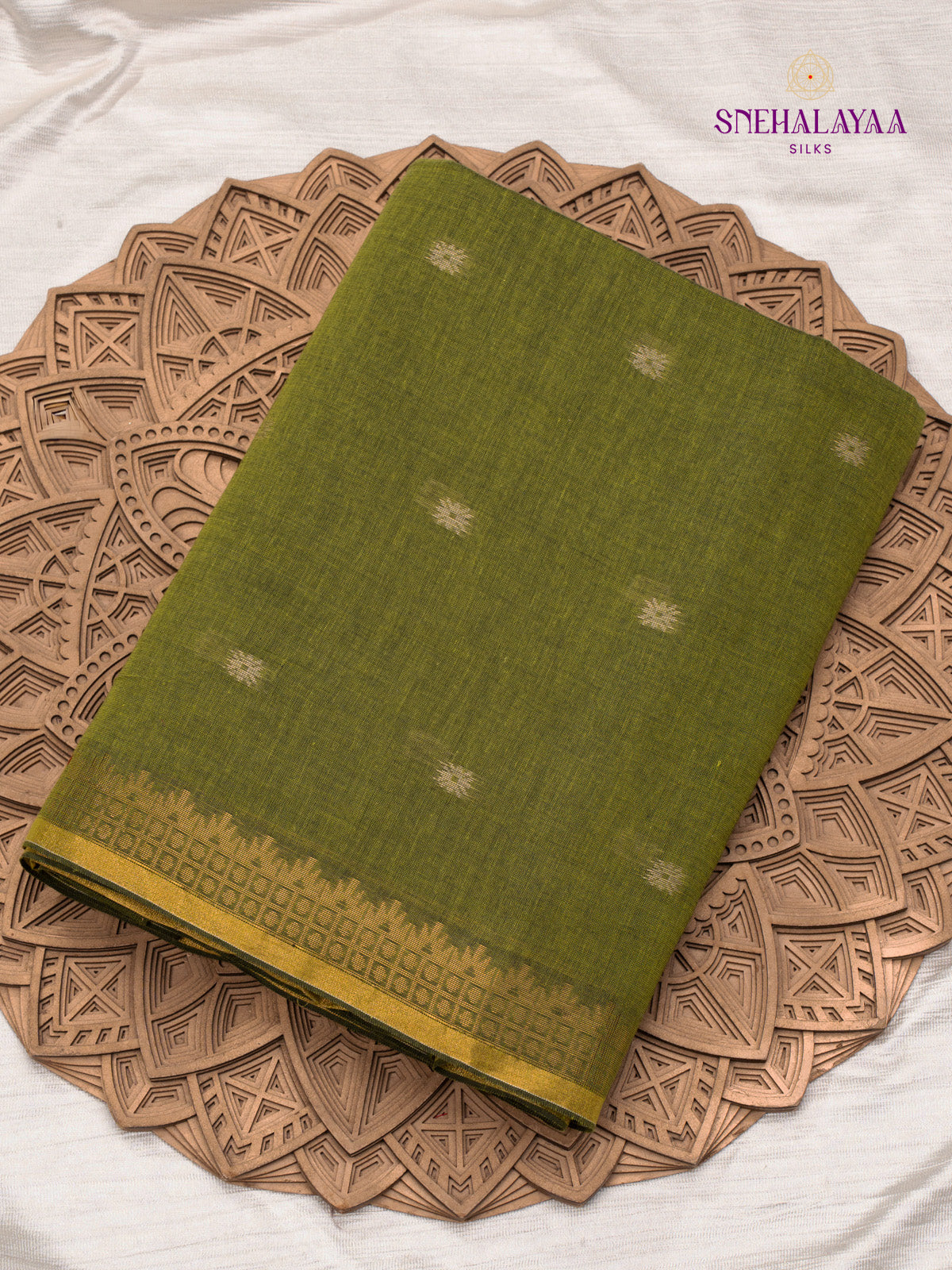 Green Sambalpuri Cotton Saree