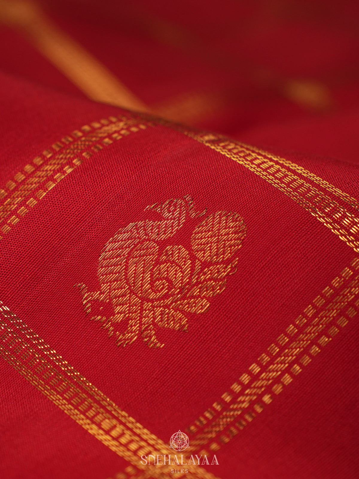 Red Kanjivaram Silk Saree