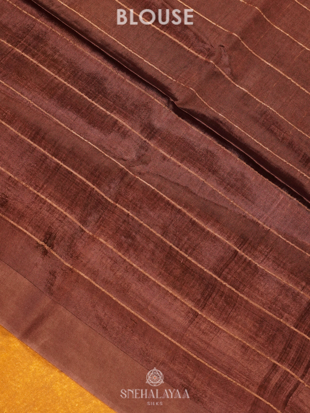 Brown Tussar Saree