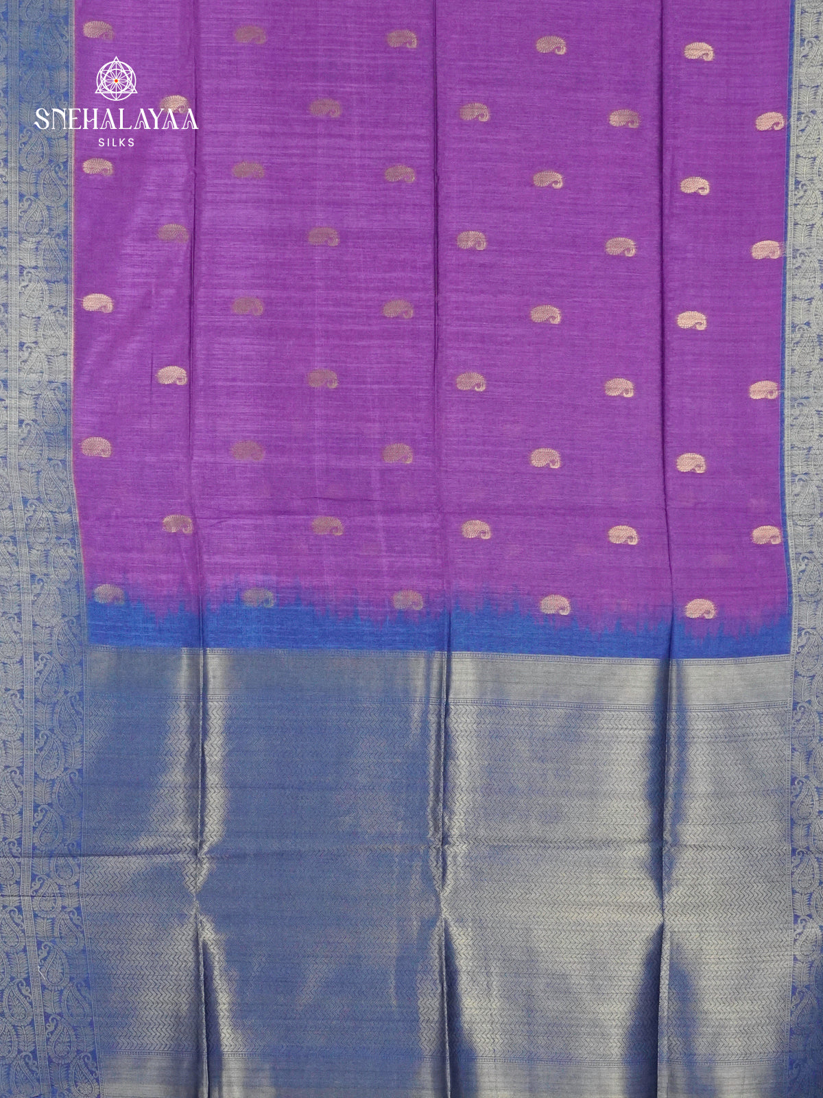 Royal Purple Jute Saree