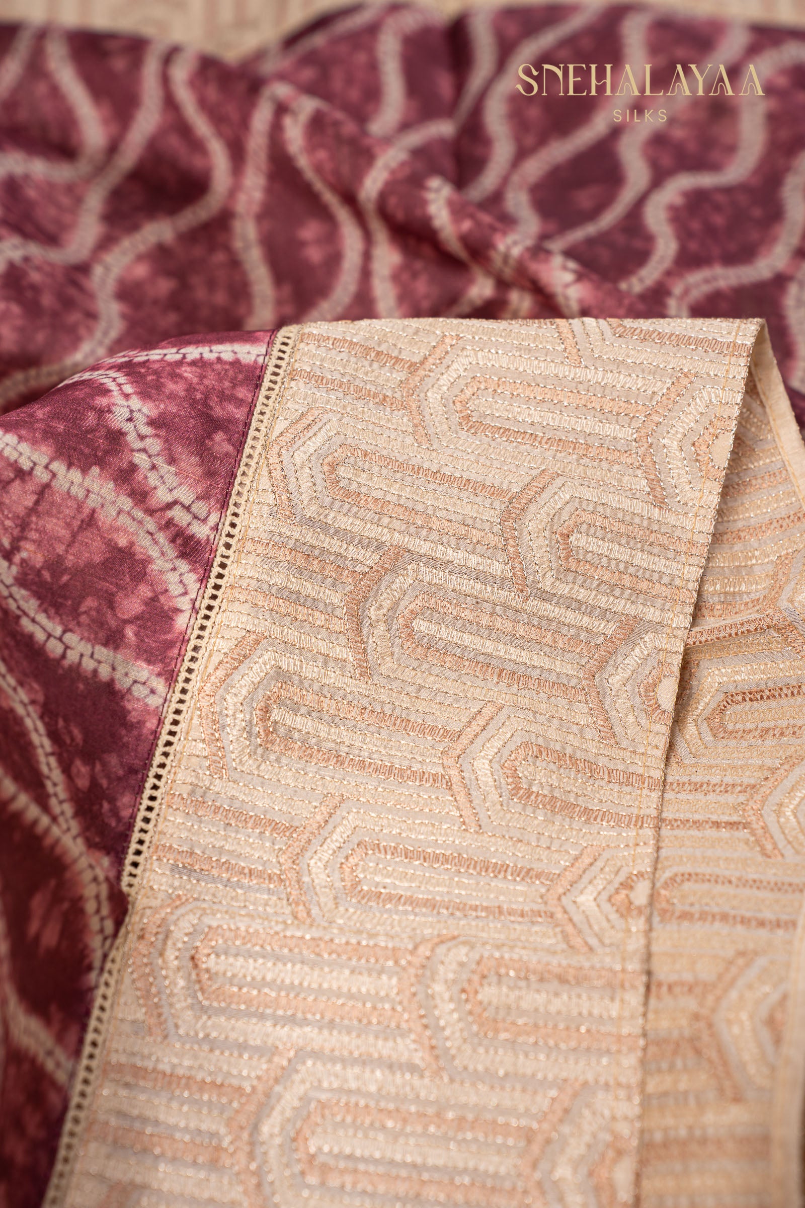 Candy Pink Raw Silk Saree