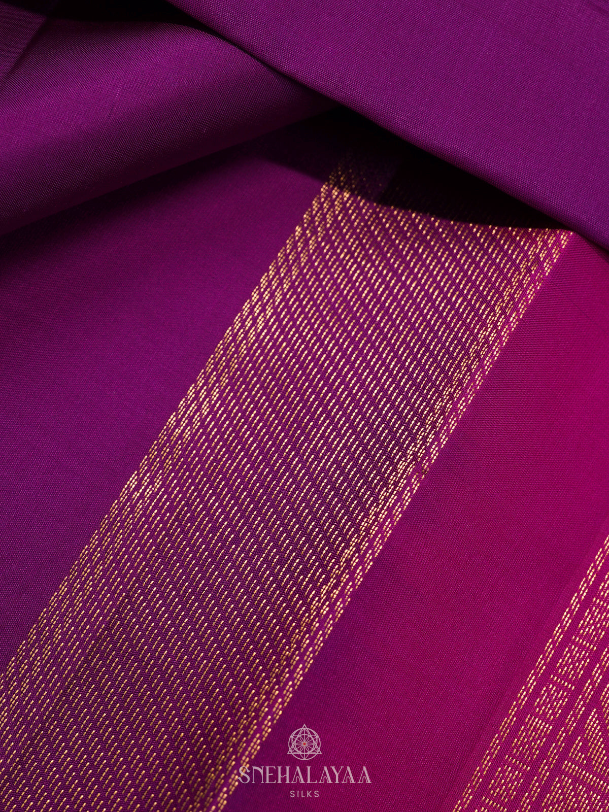 Magenta Kanjivaram Silk Saree