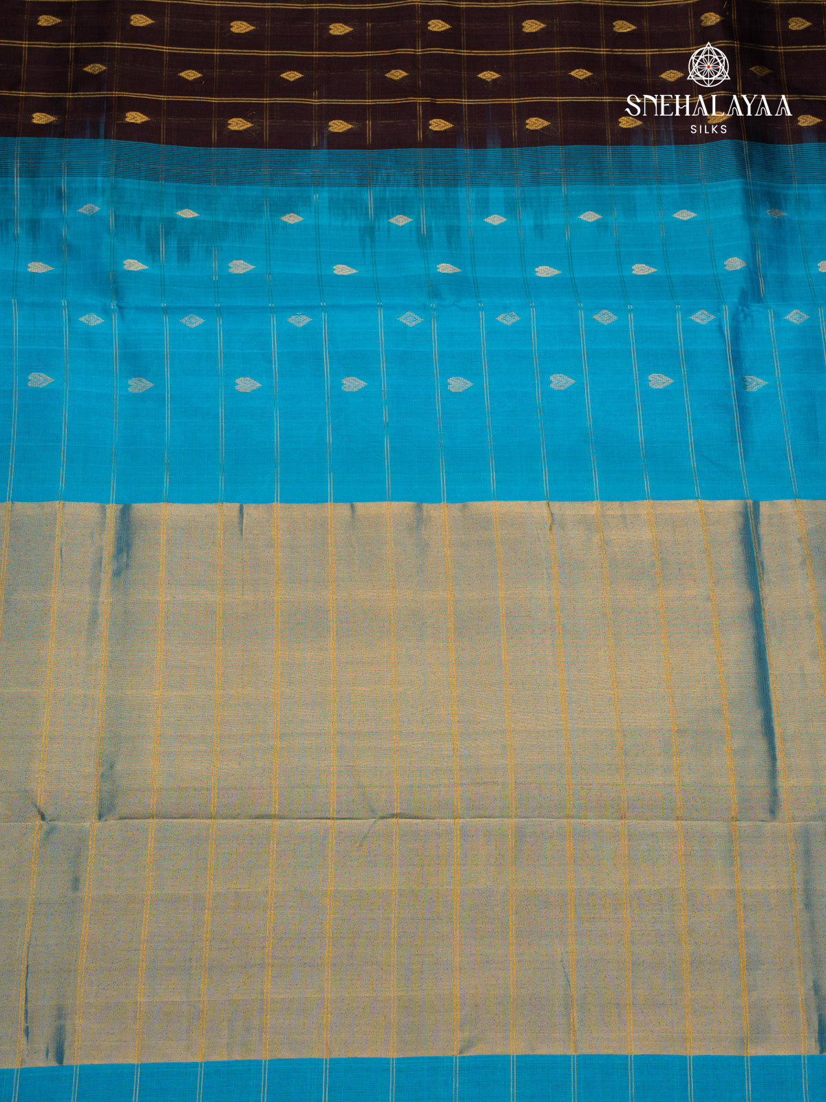 Black Kanchi Silk Cotton Saree