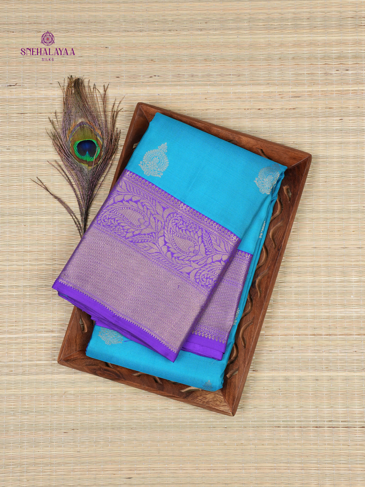 Blue Kanjivaram Silk Saree