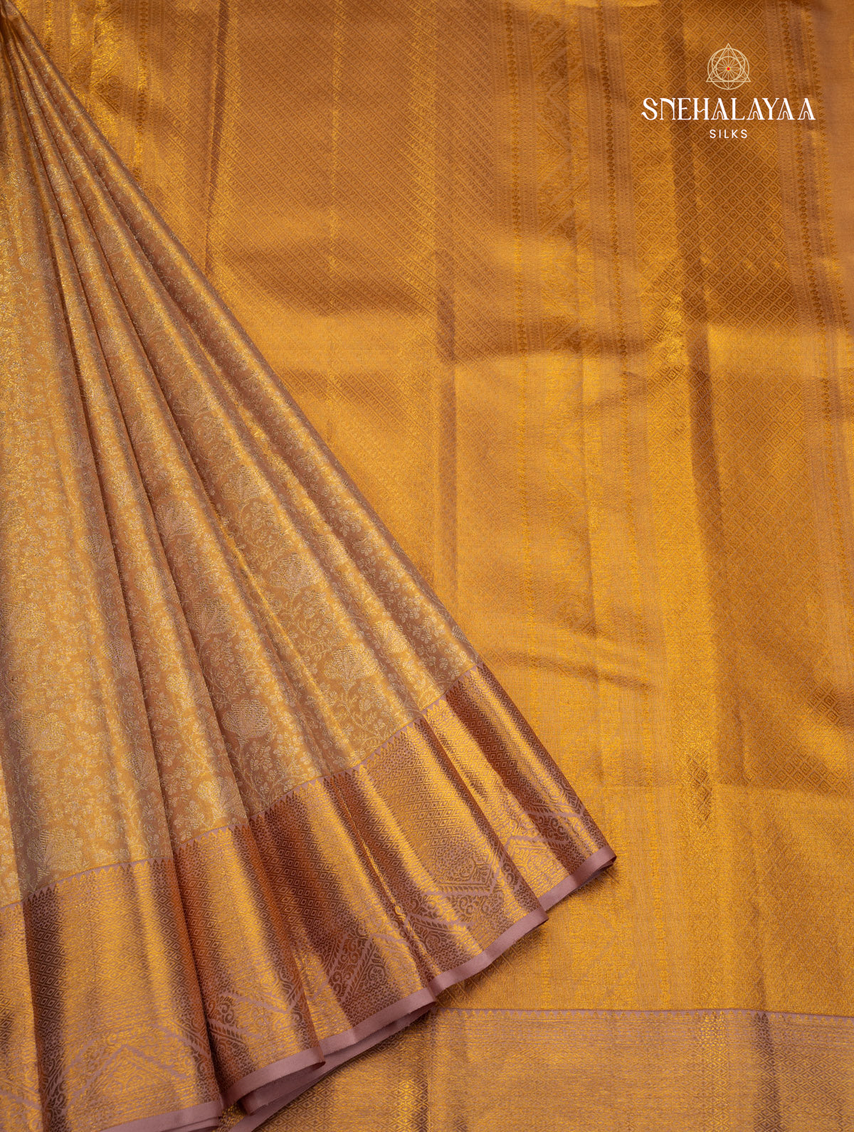 Golden Tissue Kanjivaram Silk Saree