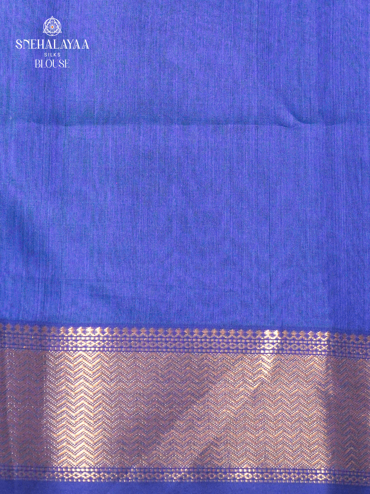 Royal Blue Maheshwari Silk Cotton Saree